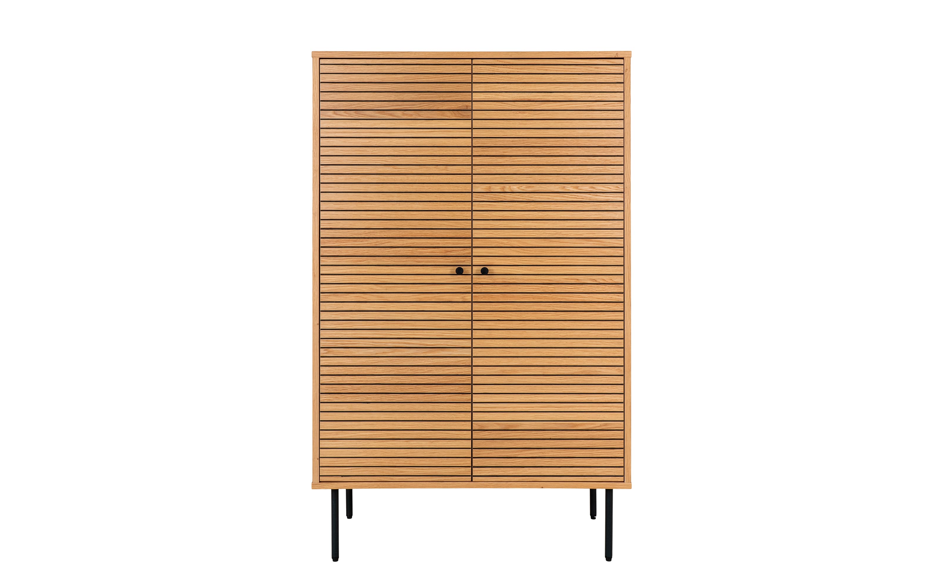 Highboard Kyoto, furnierte Eiche