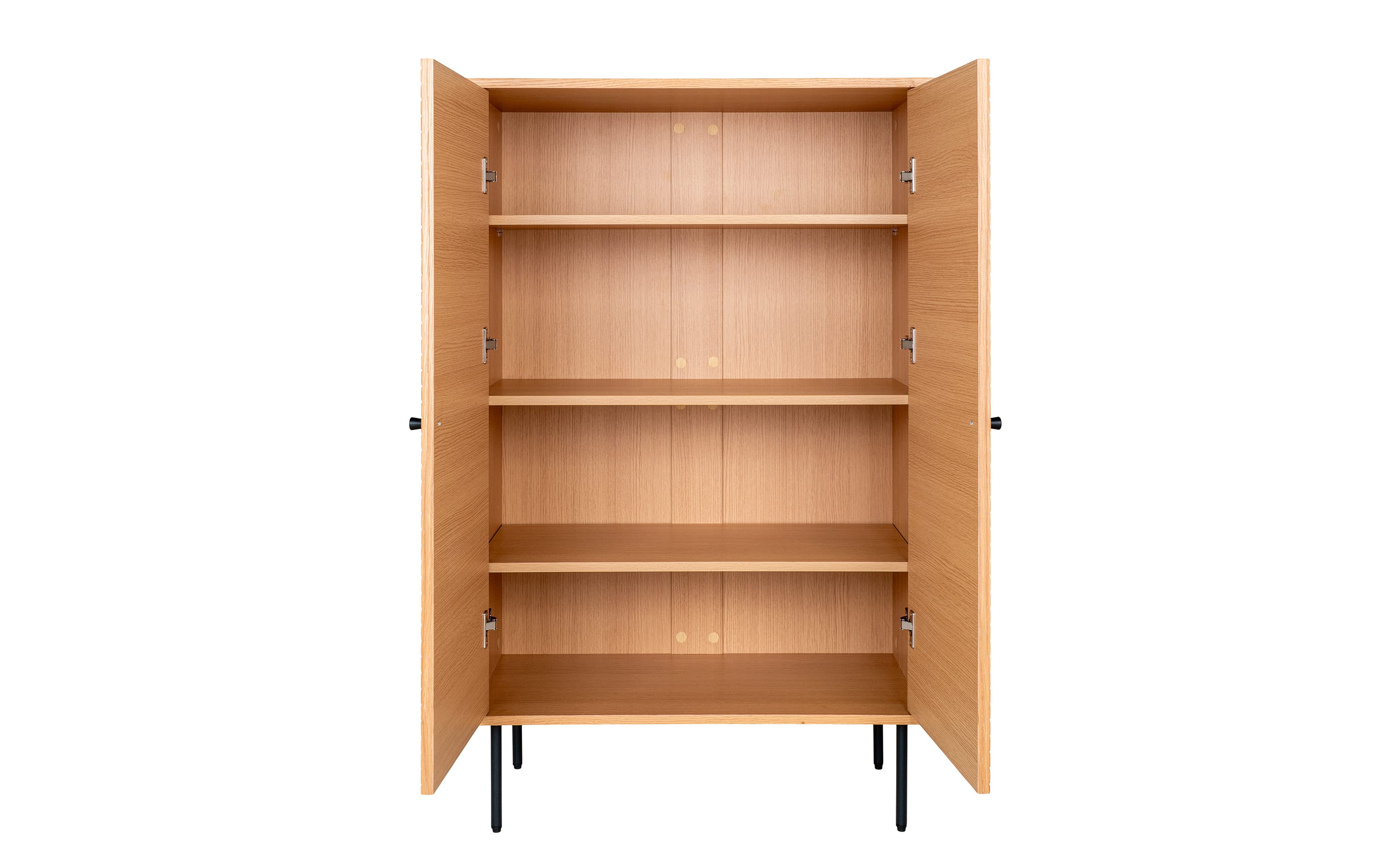 Highboard Kyoto, furnierte Eiche