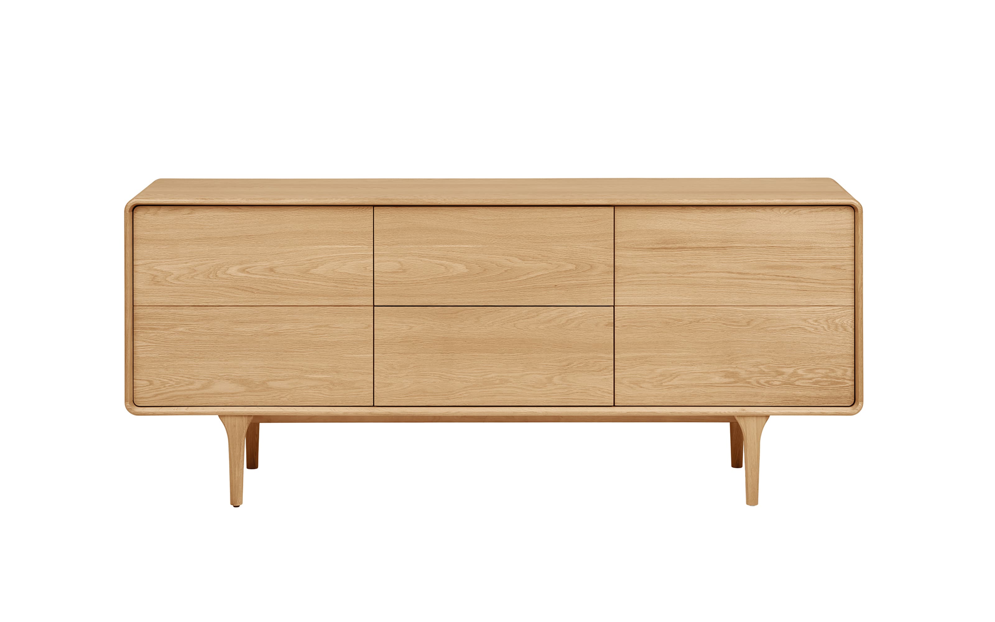 Sideboard Darwin, Eiche, inkl. Push-to-Open Funktion