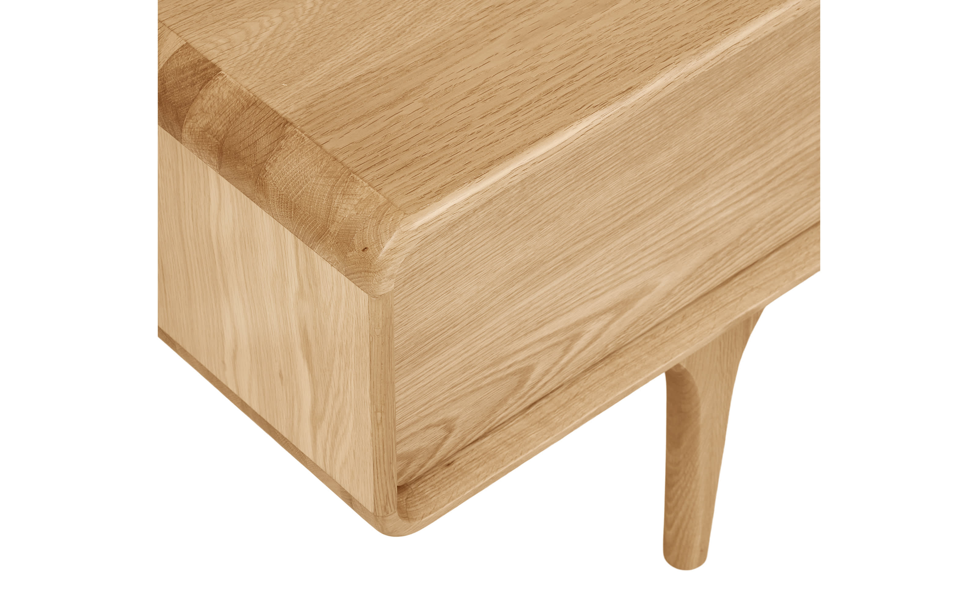 TV-Bank Darwin, Eiche, inkl. Push-to-Open Funktion