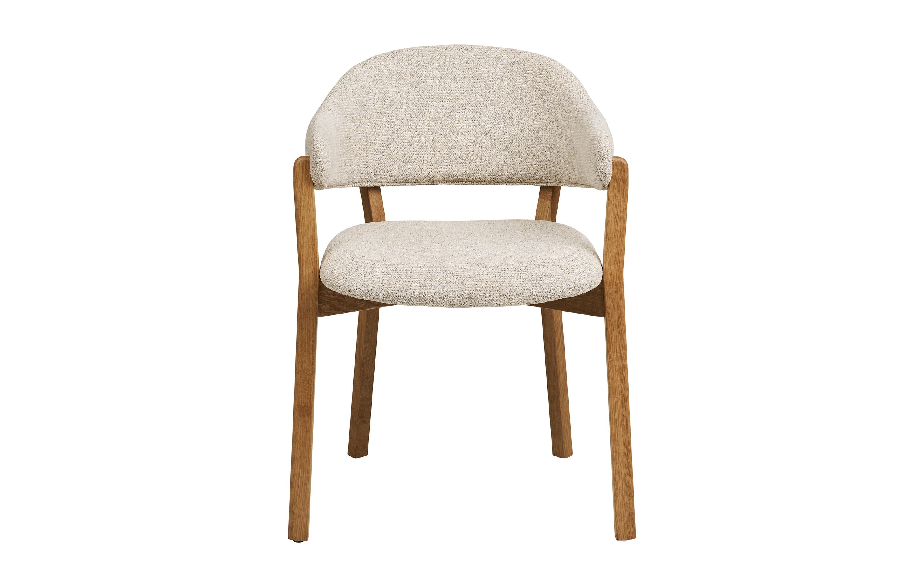 Stuhl Dunkirk, Eiche/beige