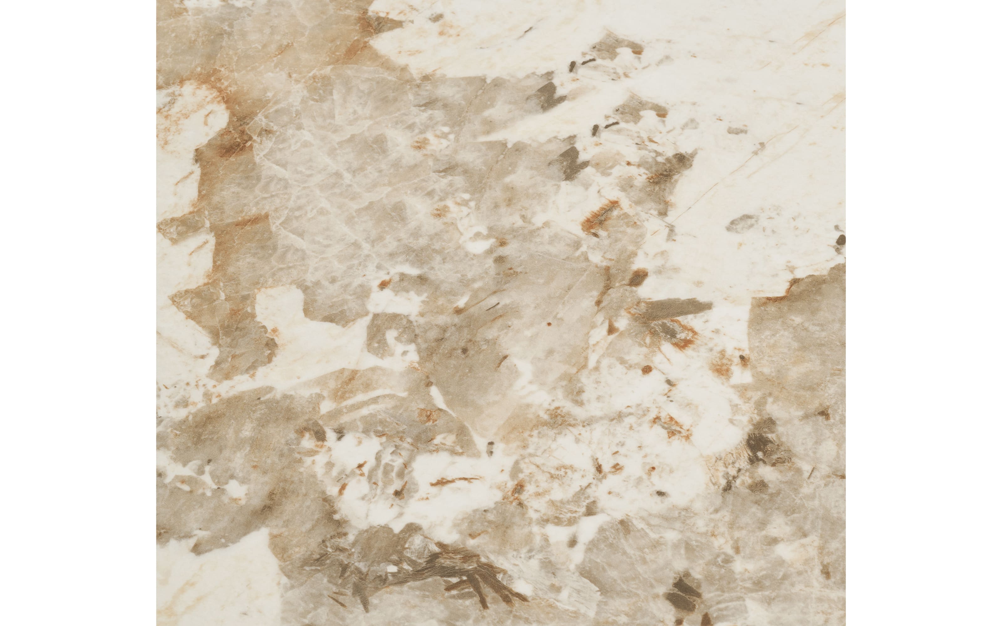 Esstisch Athen, weiß/dunkelbraun