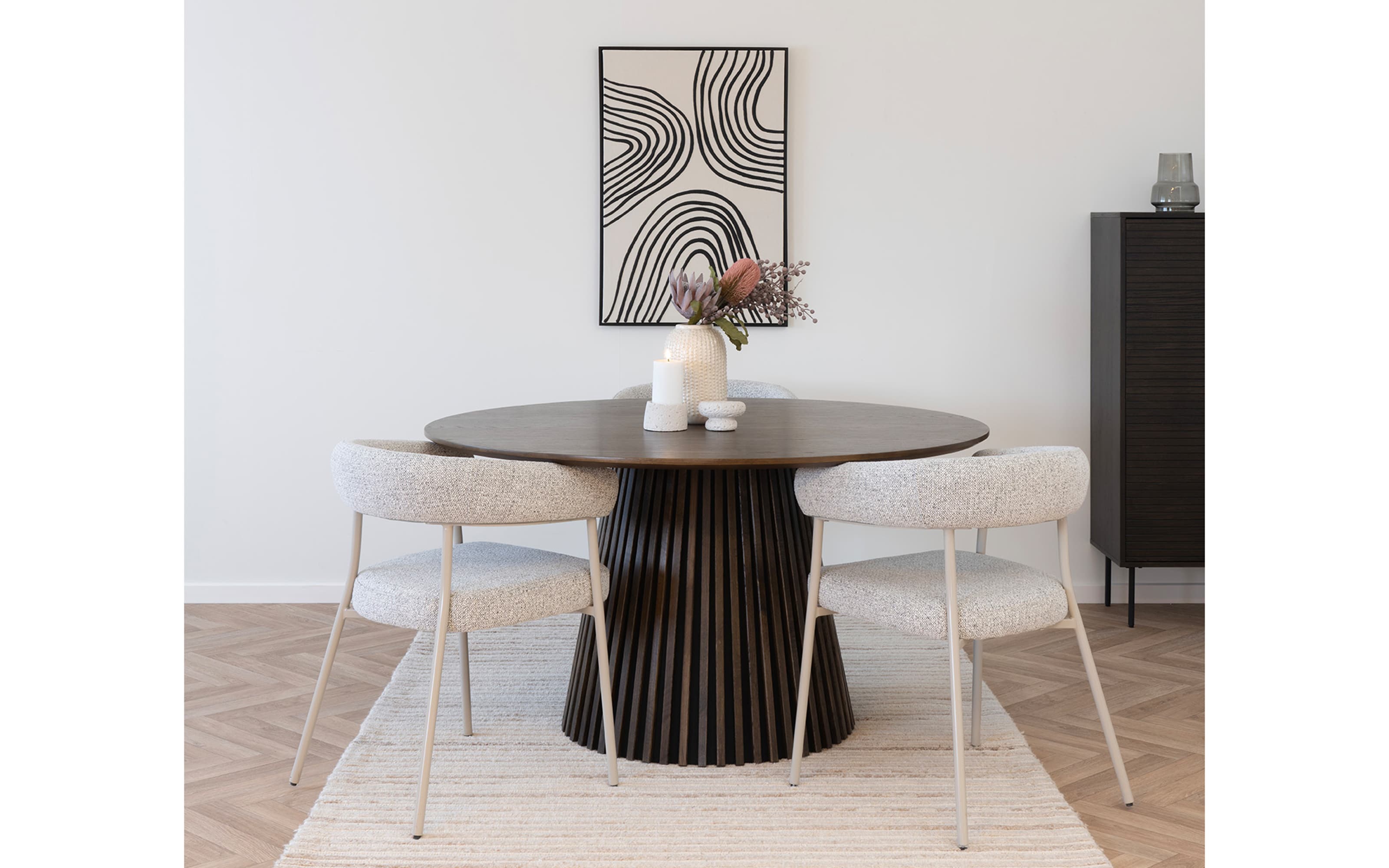 Esszimmerstuhl Trivio, sand/grau