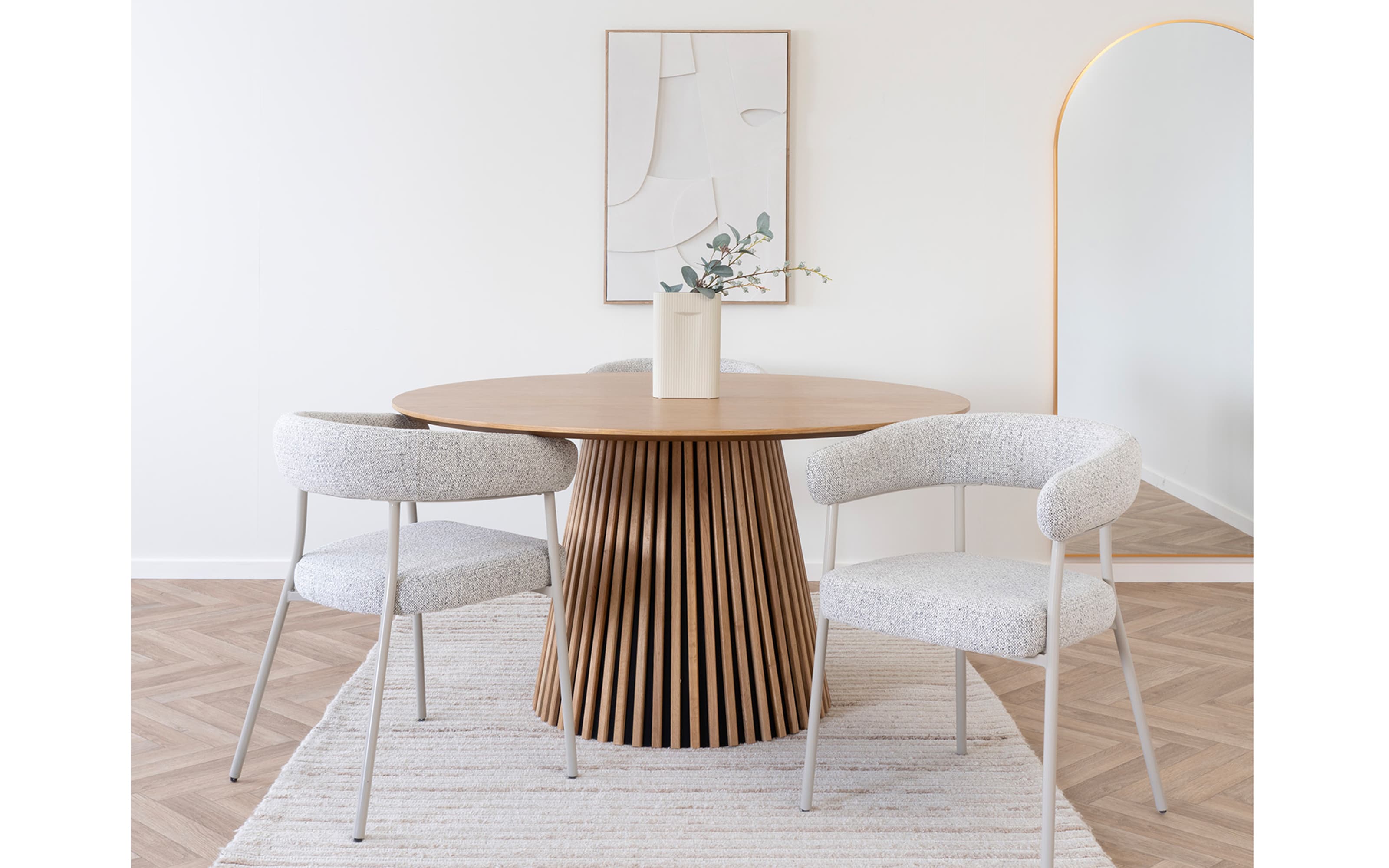 Esszimmerstuhl Trivio, sand/grau