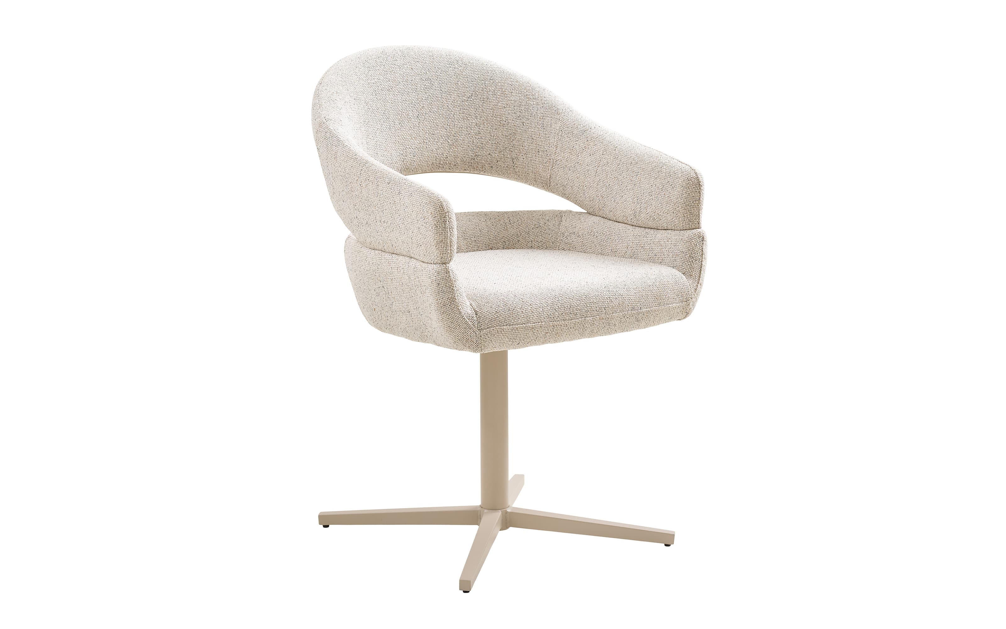 Stuhl Dover, beige/grau, inkl. Drehfunktion