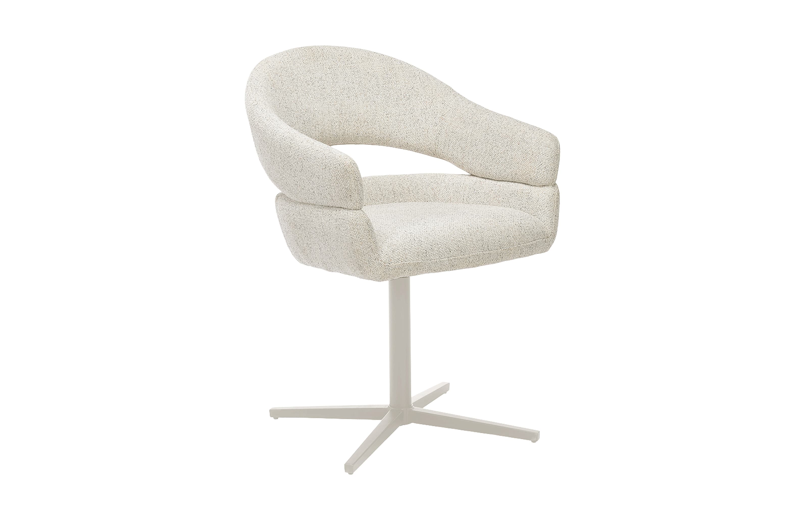 Stuhl Dover, beige/grau, inkl. Drehfunktion