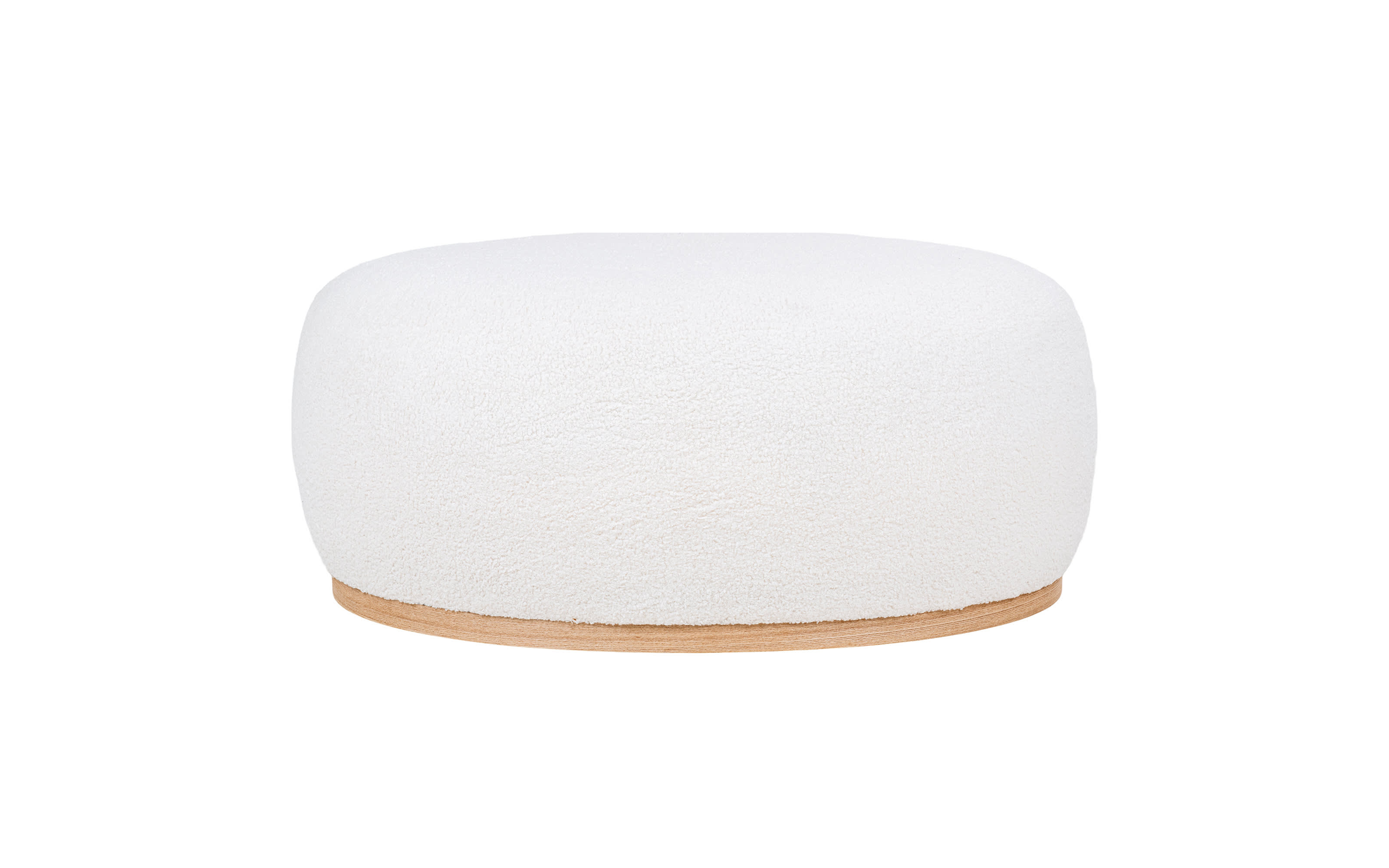 Pouf Manhattan, weiß