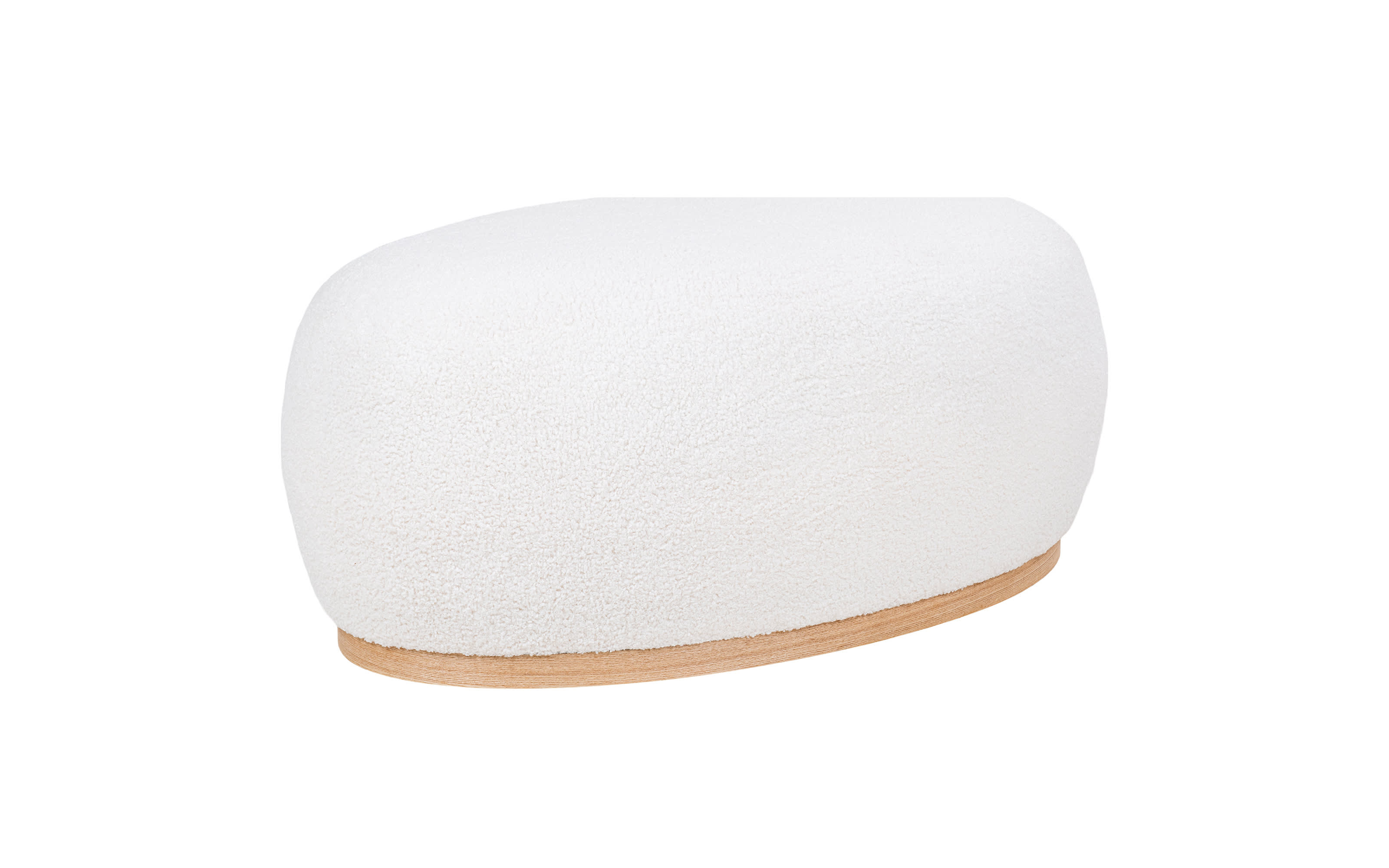 Pouf Manhattan, weiß