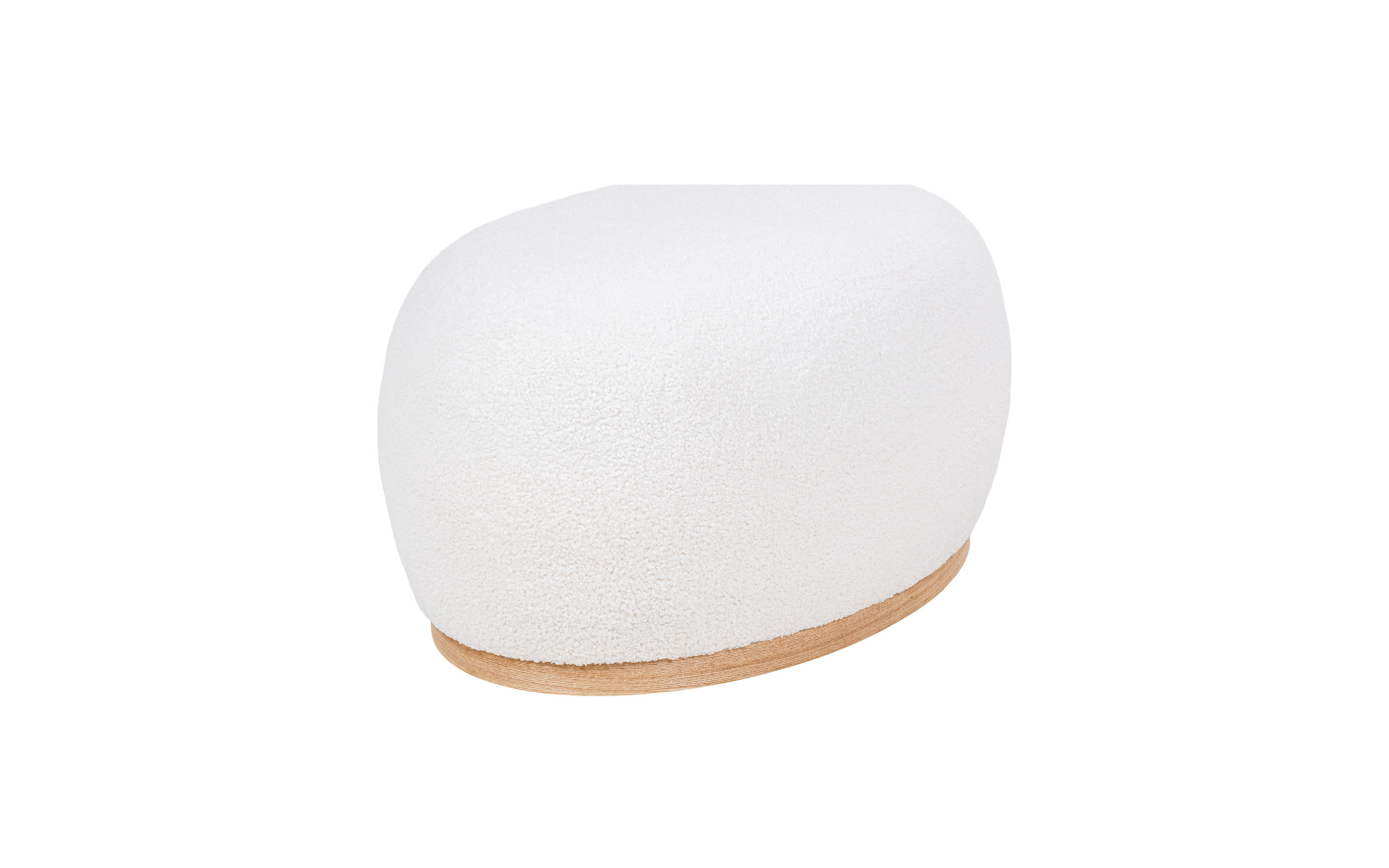 Pouf Manhattan, weiß