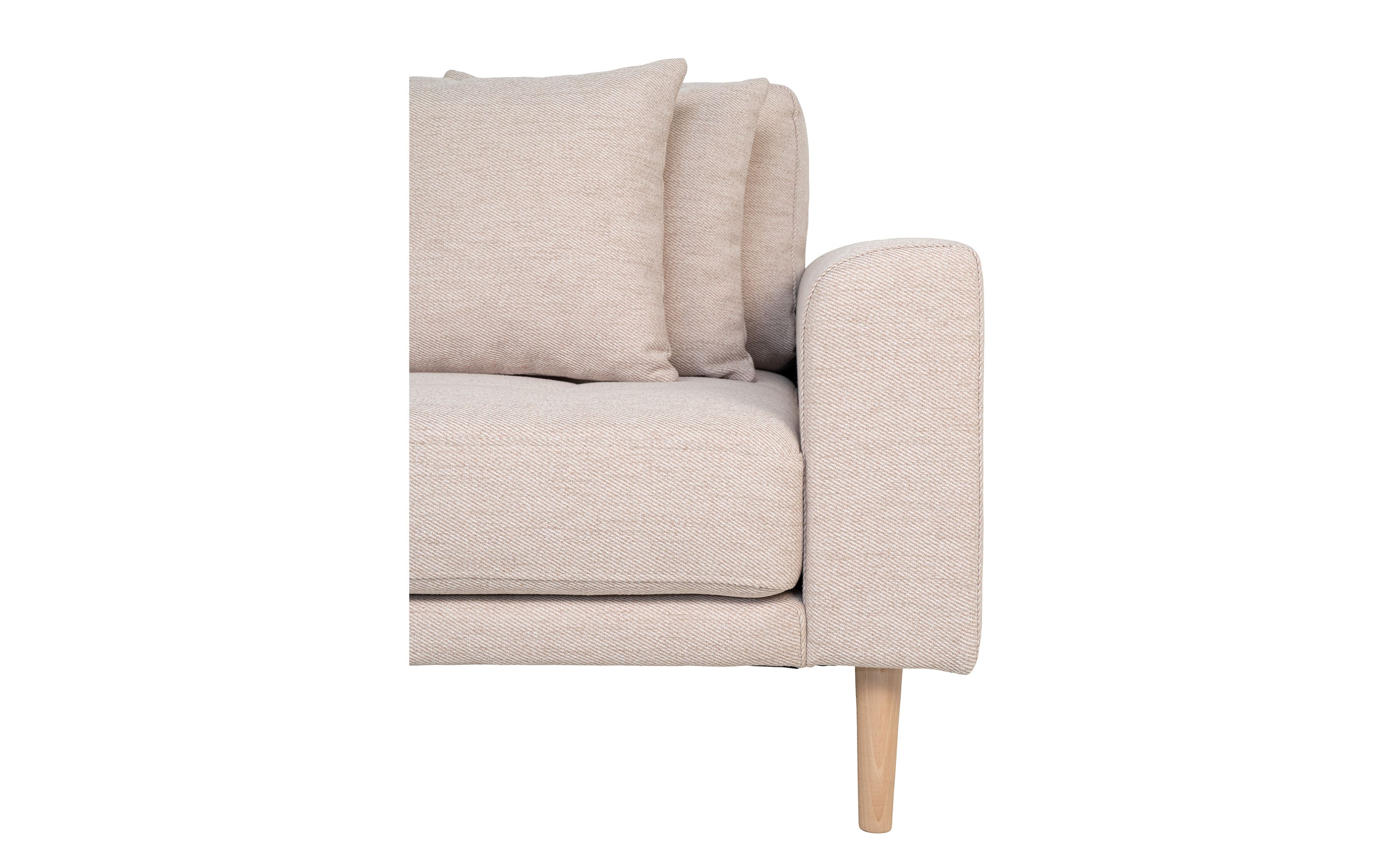 Lounge-Sofa Lido, sandfarbig