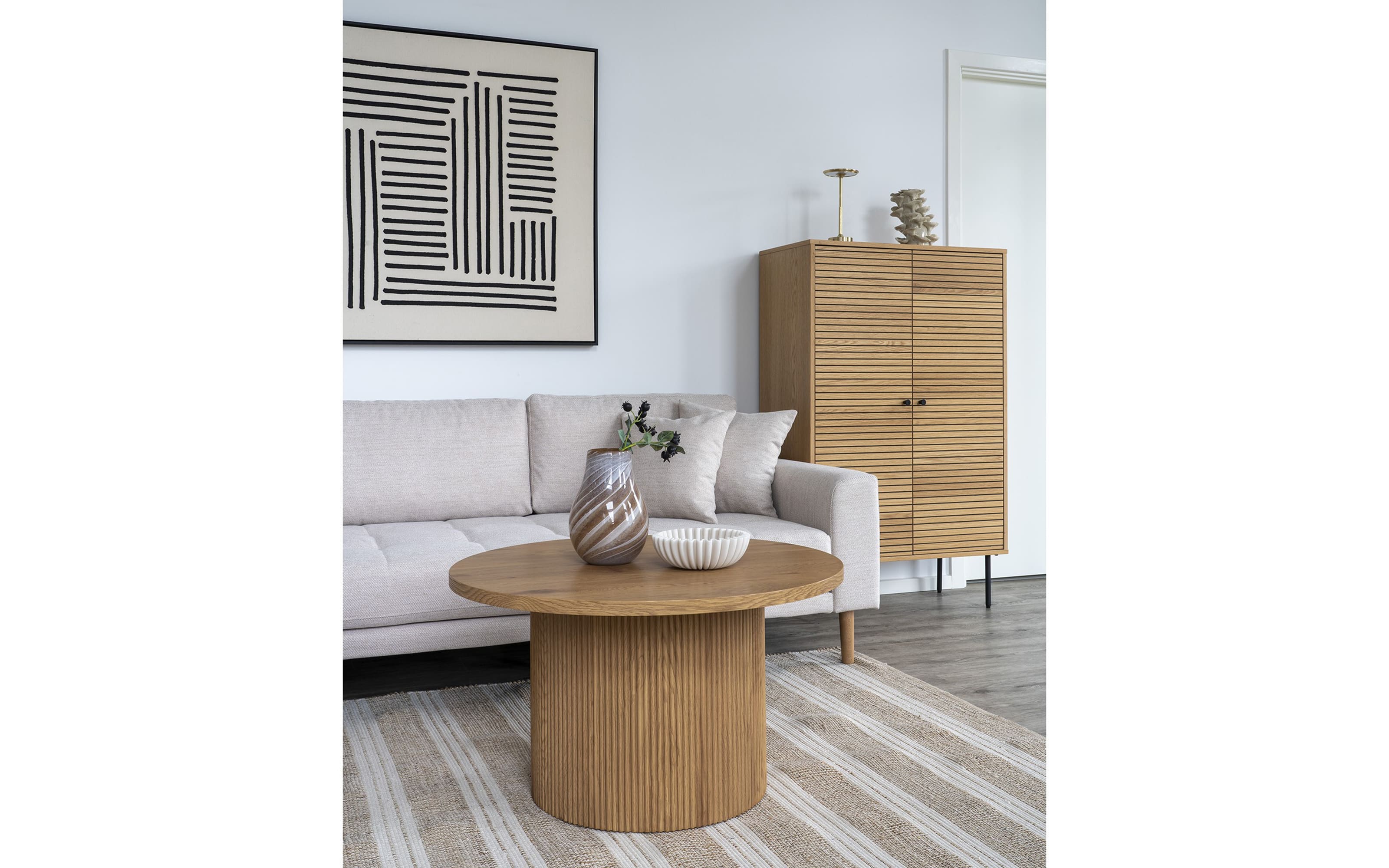 Lounge-Sofa Lido, sandfarbig