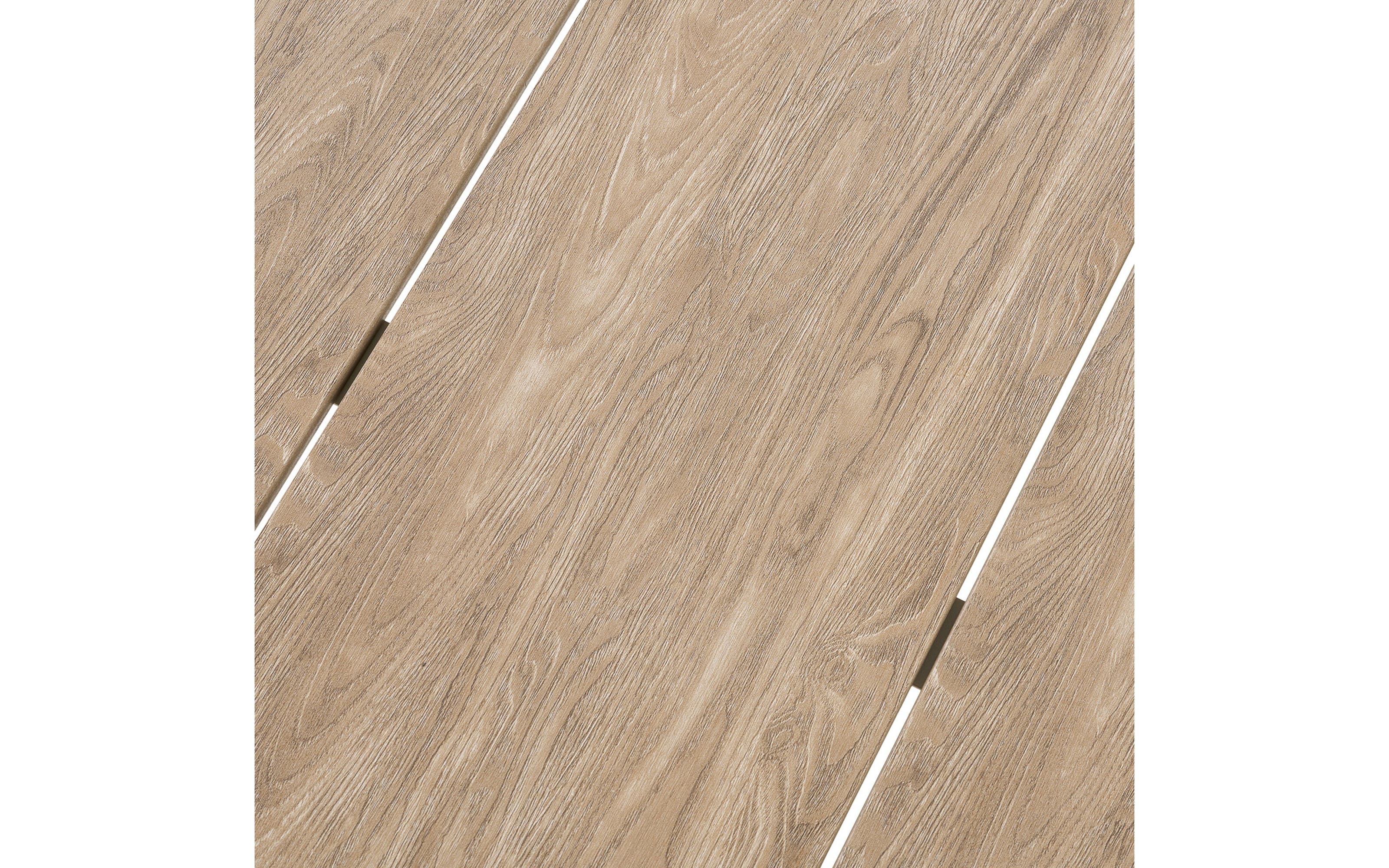 Esstisch Abela, sandfarbig/Holz-Nachbildung