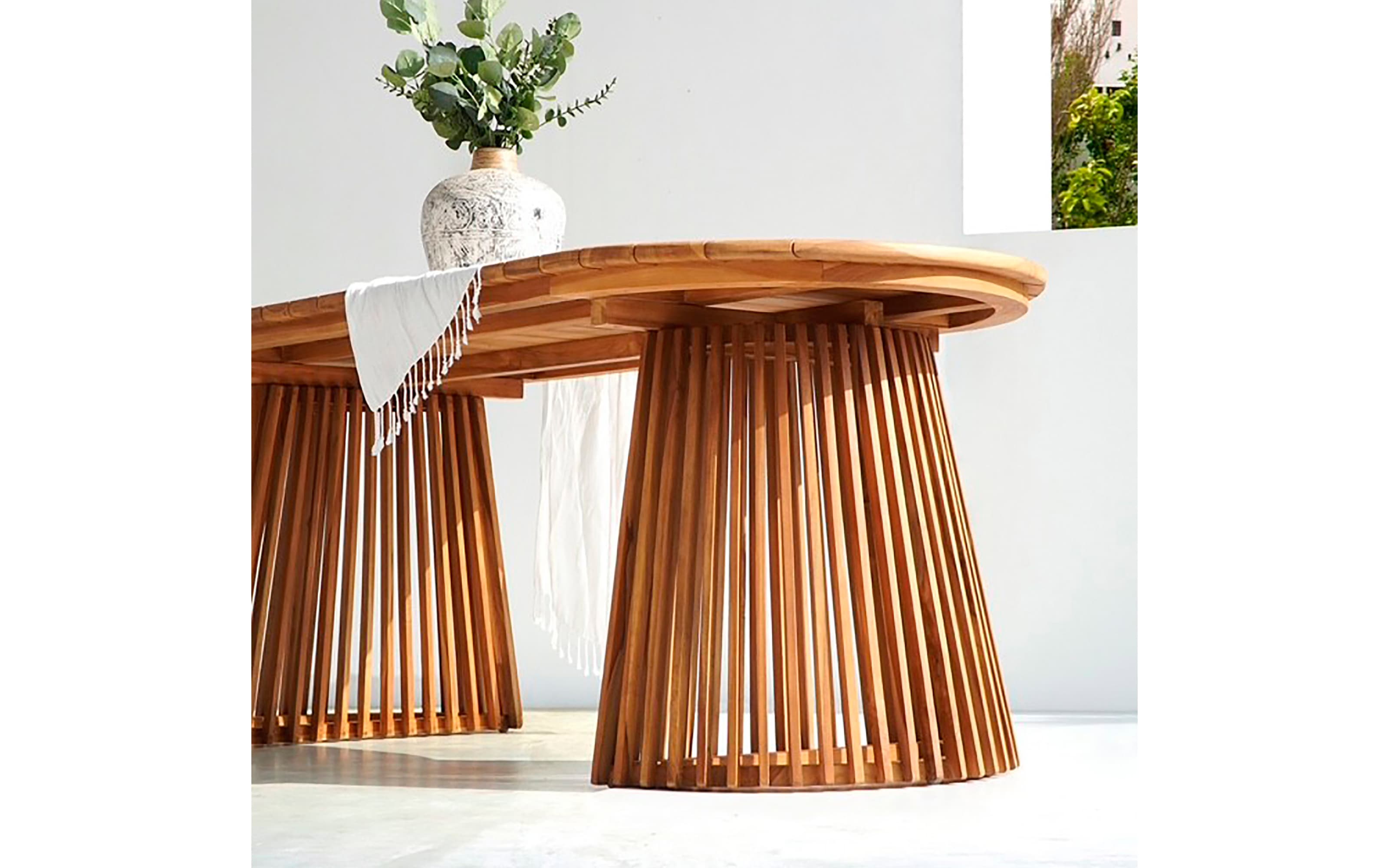 Esstisch Berja, Teakholz