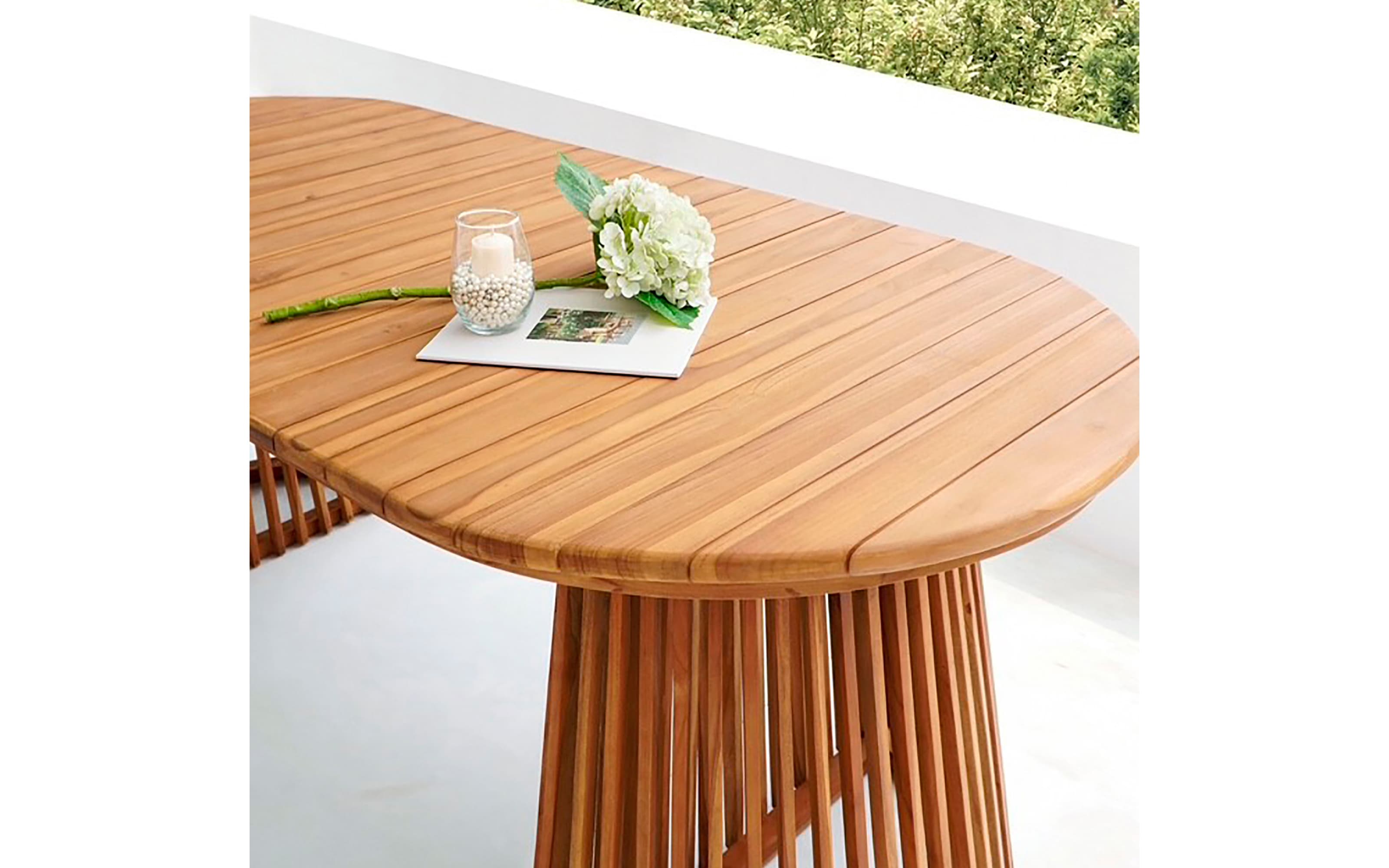 Esstisch Berja, Teakholz