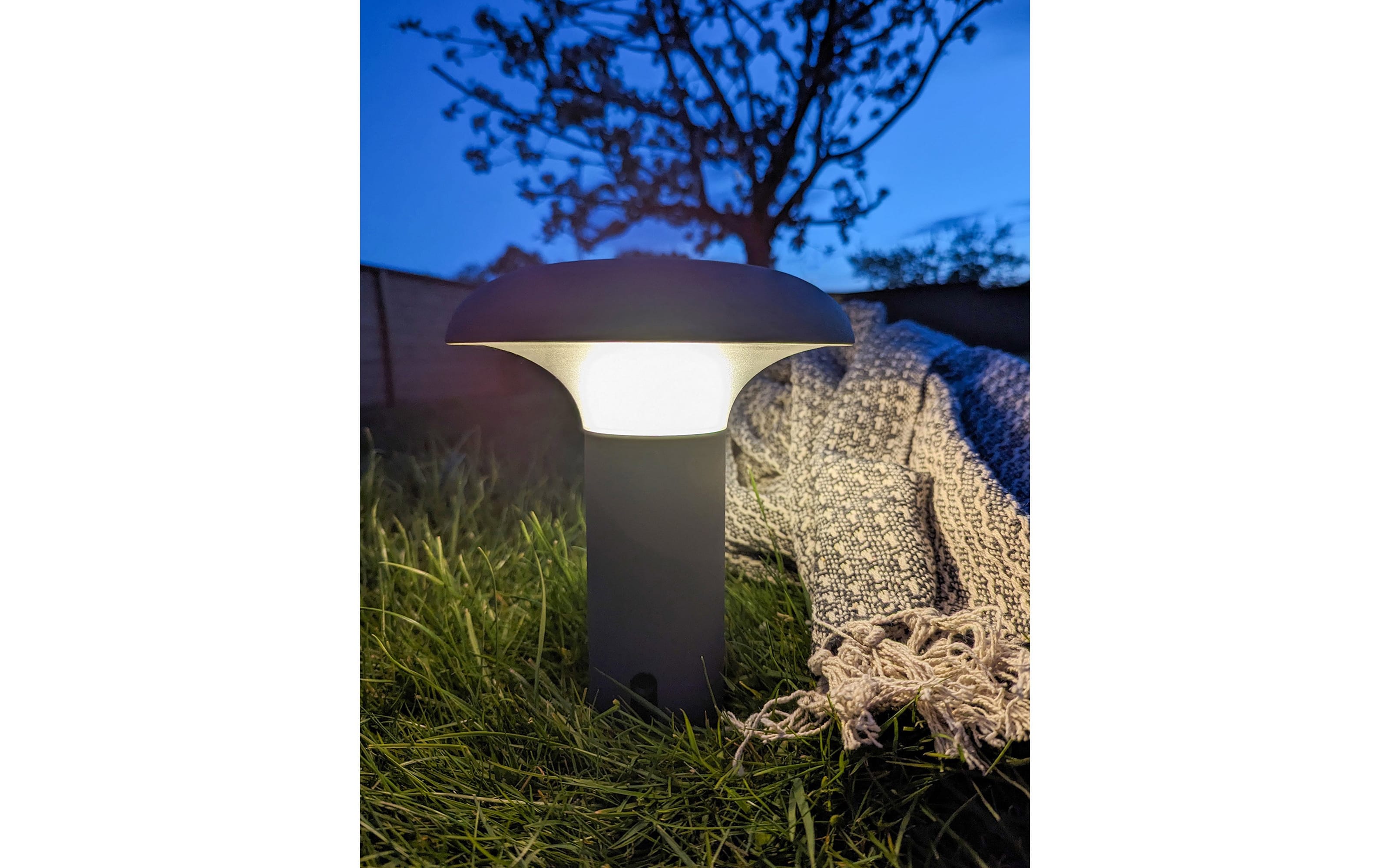 Solarlampe Ramsey, grau