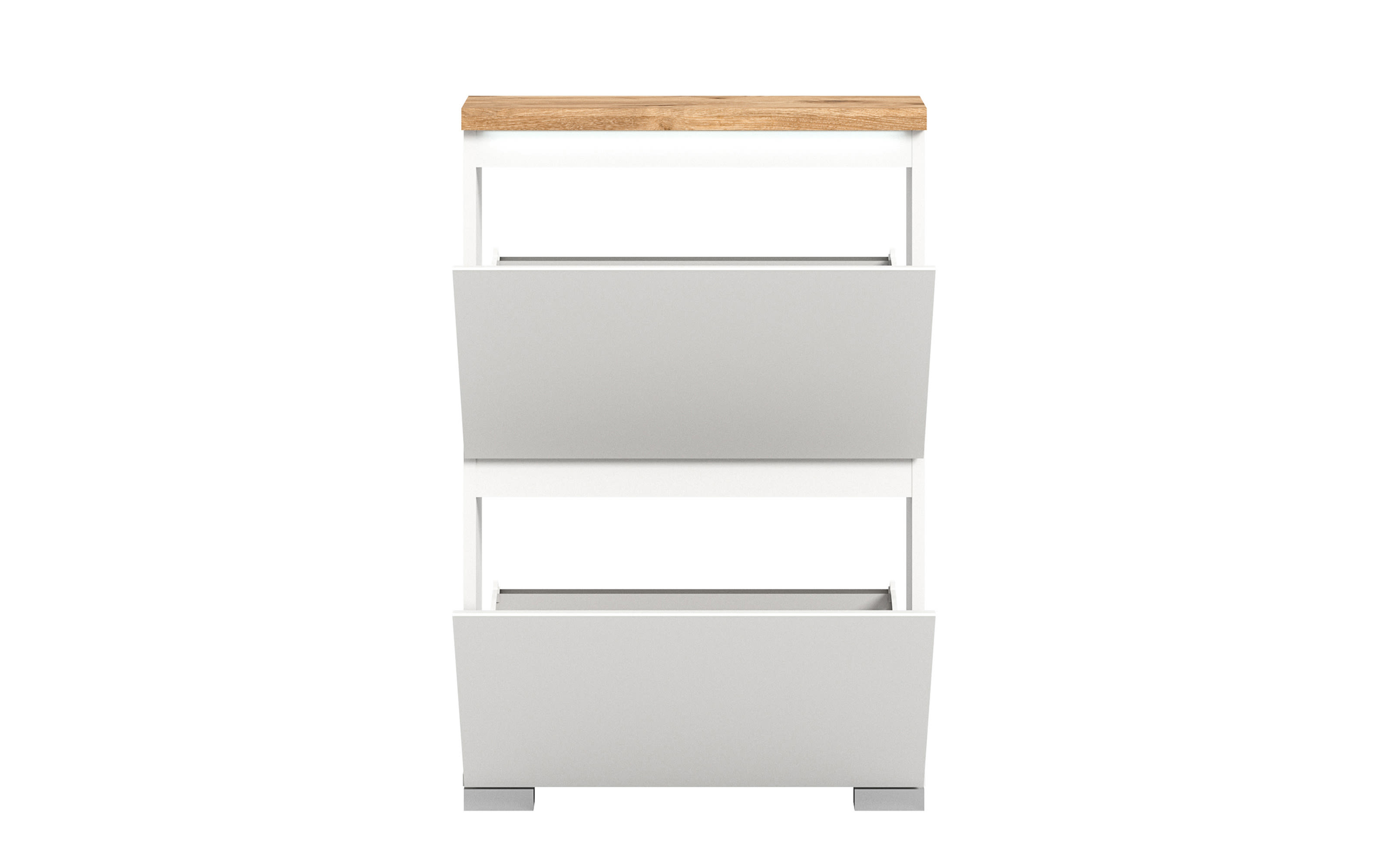 Schuhschrank Shoelove, Eiche-Nachbildung/weiß, 60 cm
