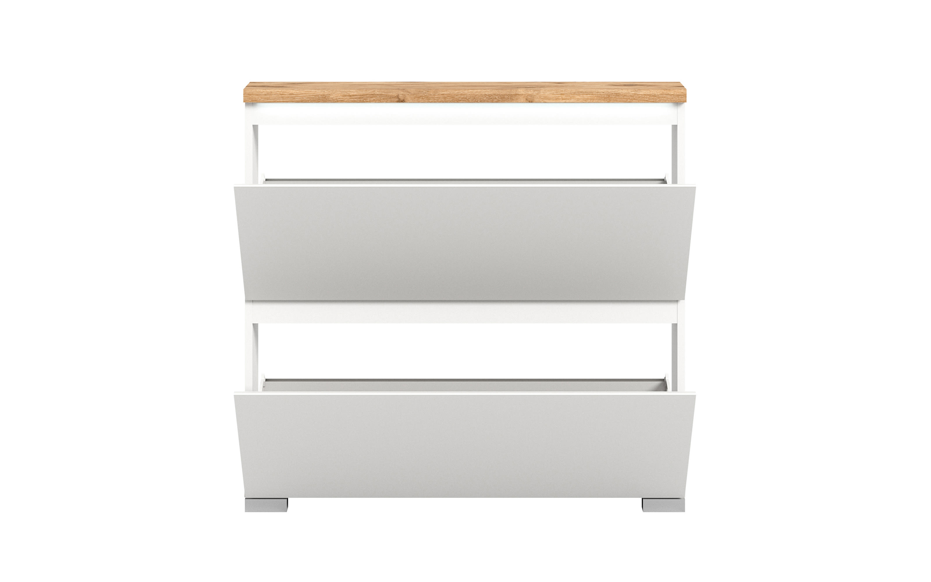 Schuhschrank Shoelove, Eiche-Nachbildung/weiß, 95 cm
