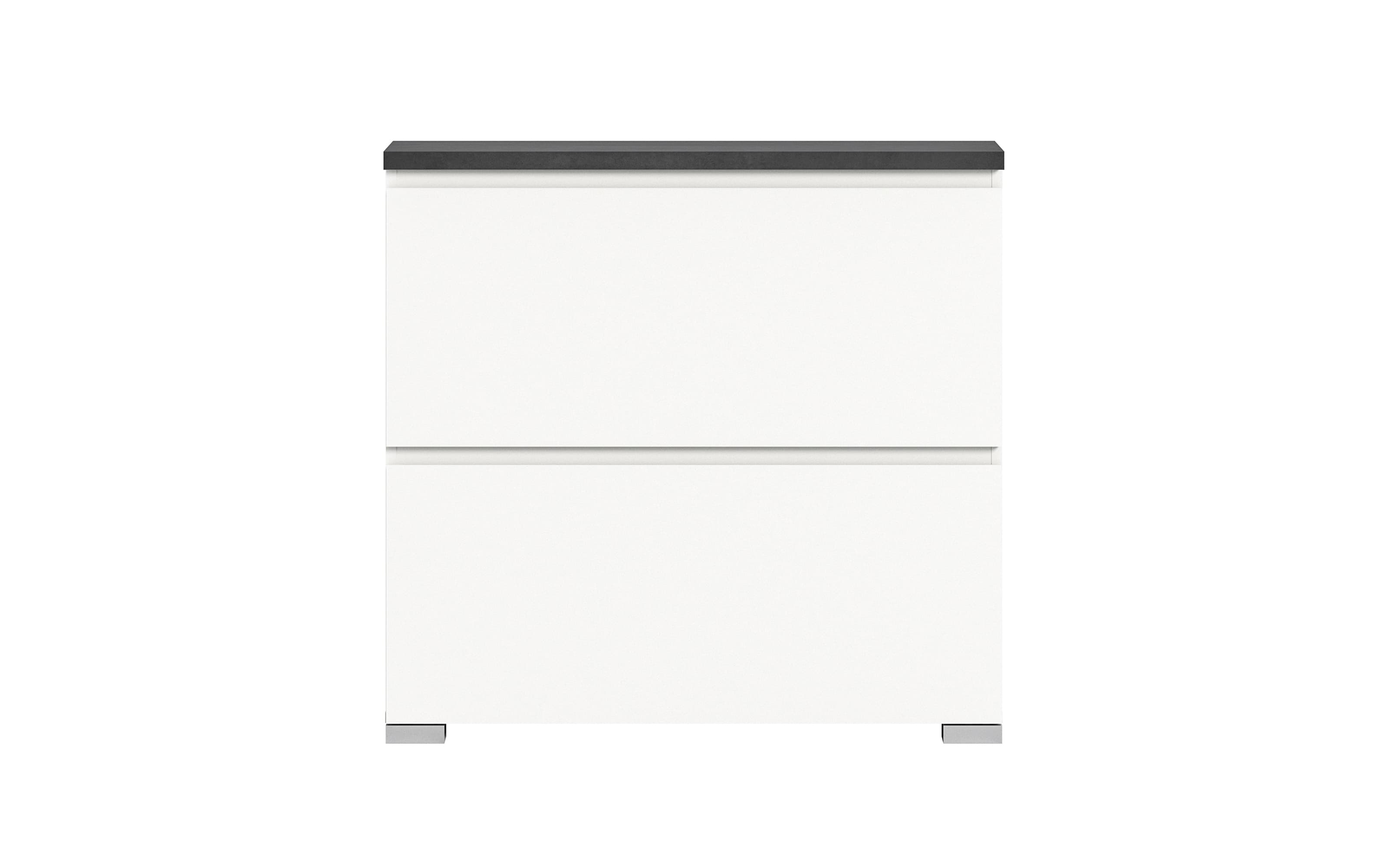 Schuhschrank Shoelove, grau/weiß, 95 cm