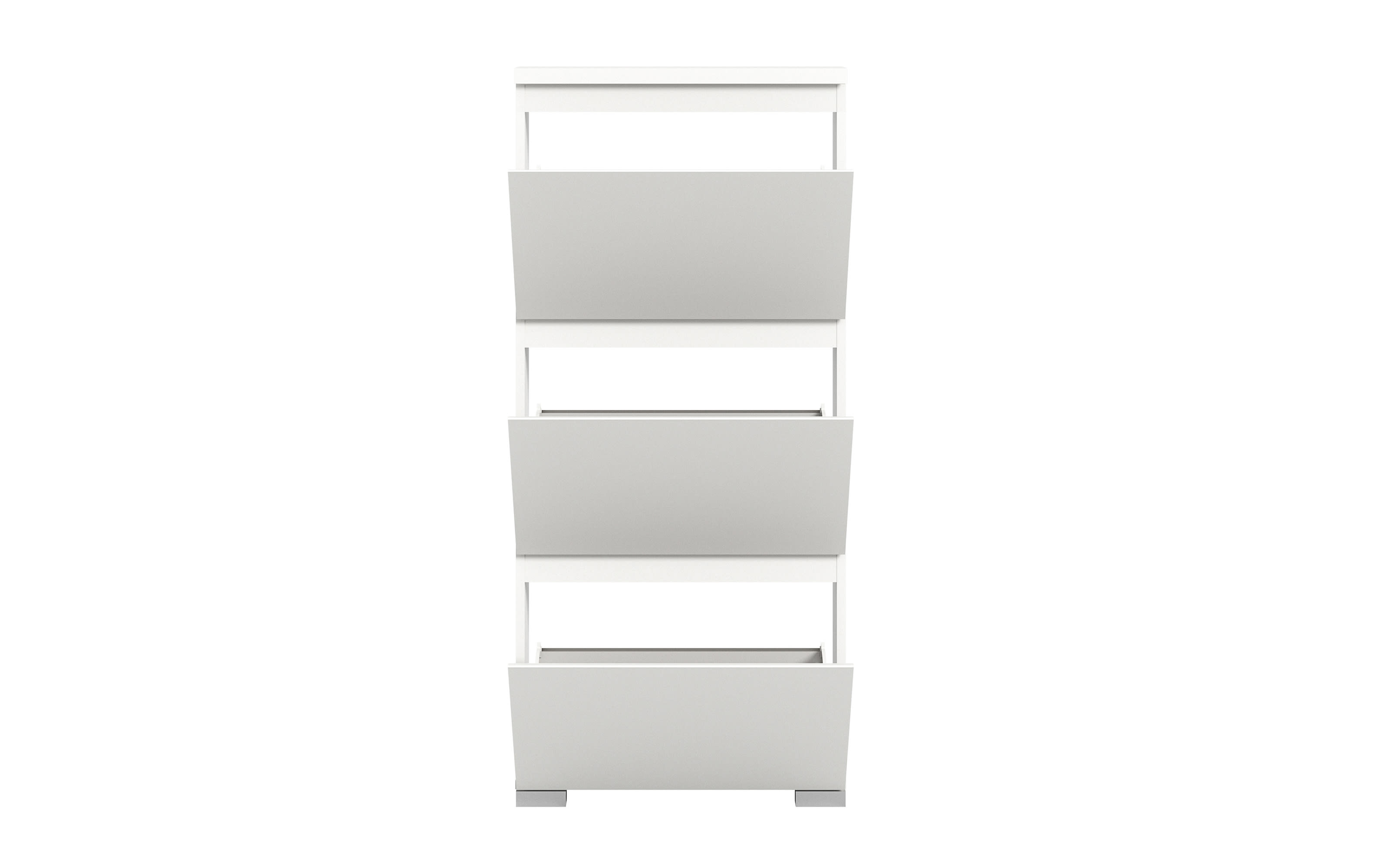 Schuhschrank Shoelove, weiß, 133 cm