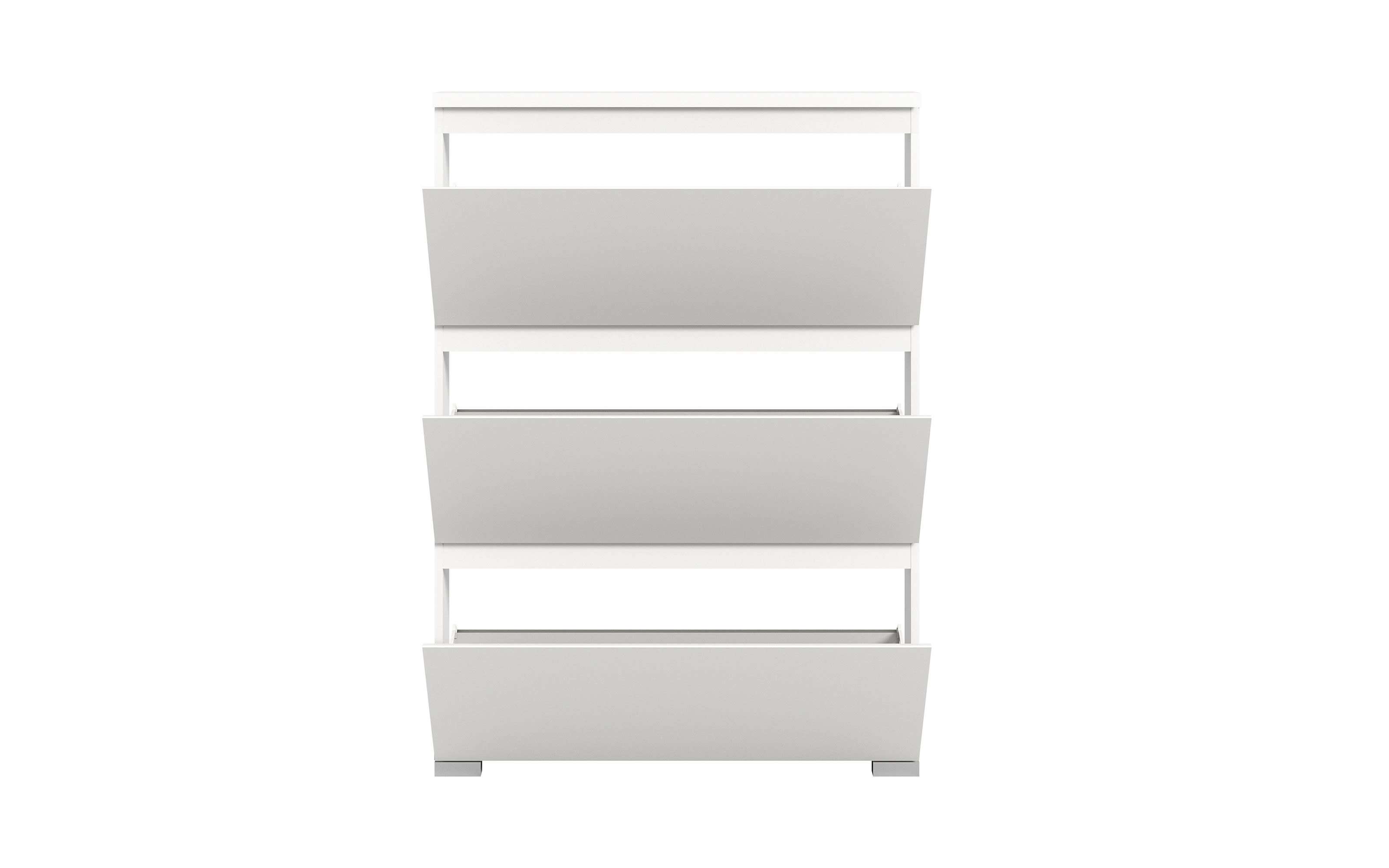 Schuhschrank Shoelove, weiß, 130 cm