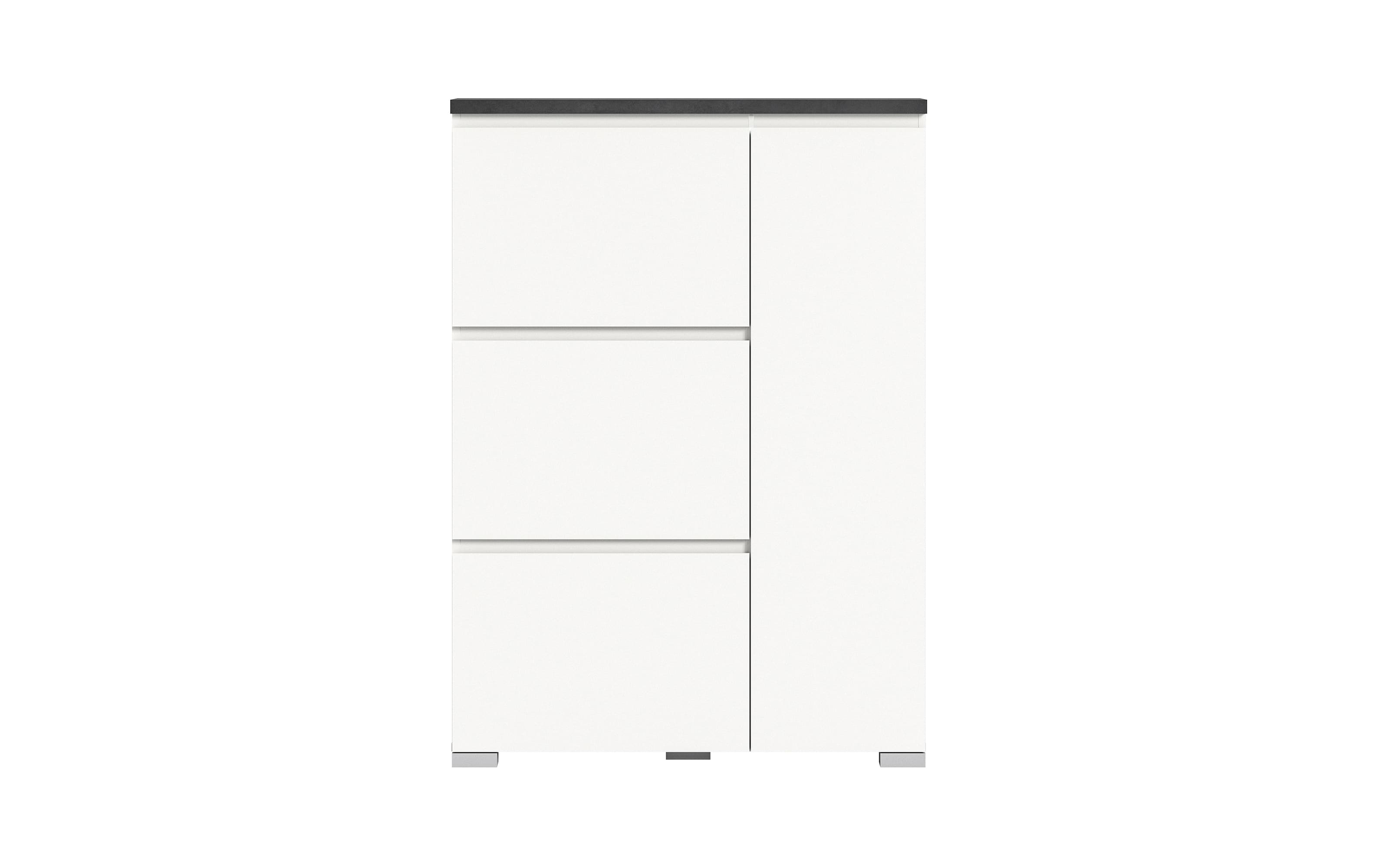 Schuhschrank Shoelove, grau/weiß, 95 x 130 cm