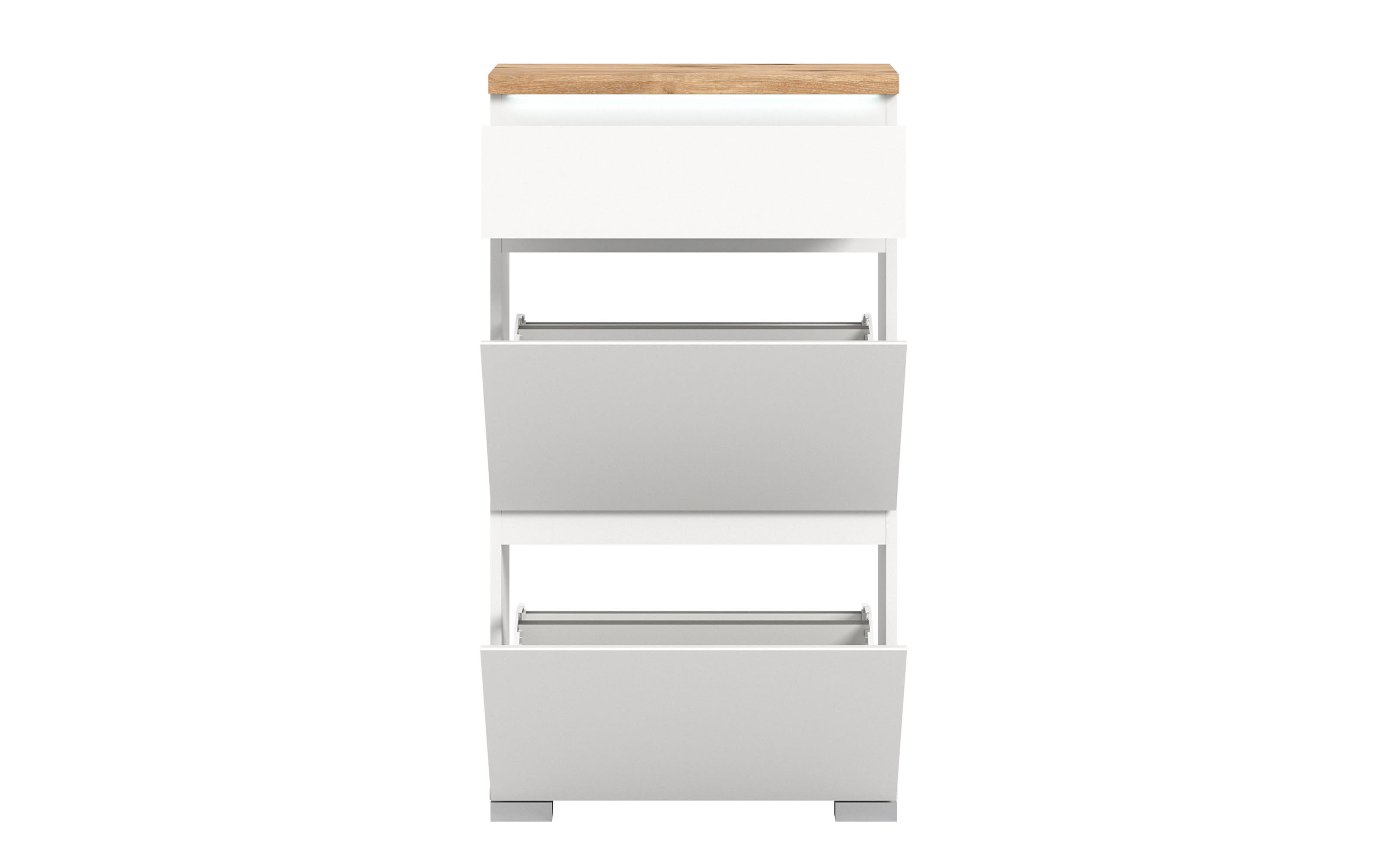 Schuhschrank Shoelove, Eiche-Nachbildung/weiß, 60 cm