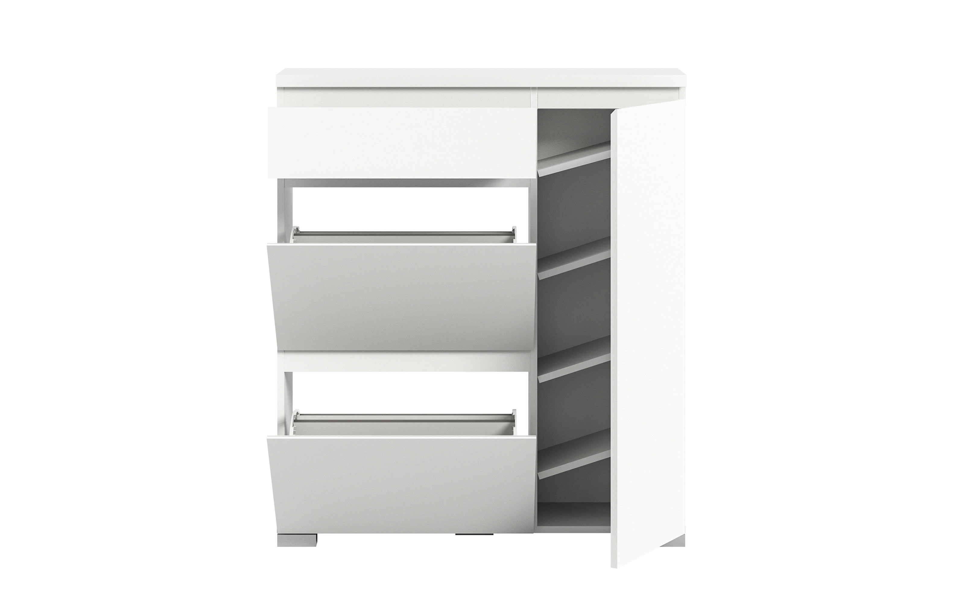 Schuhschrank Shoelove, weiß, 109 cm