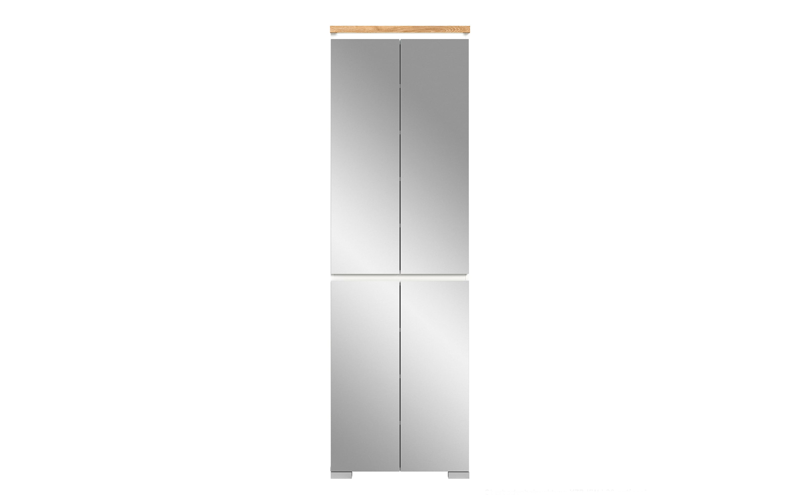 Schuhschrank Shoelove, Eiche-Nachbildung/weiß, 60 x 193 cm 