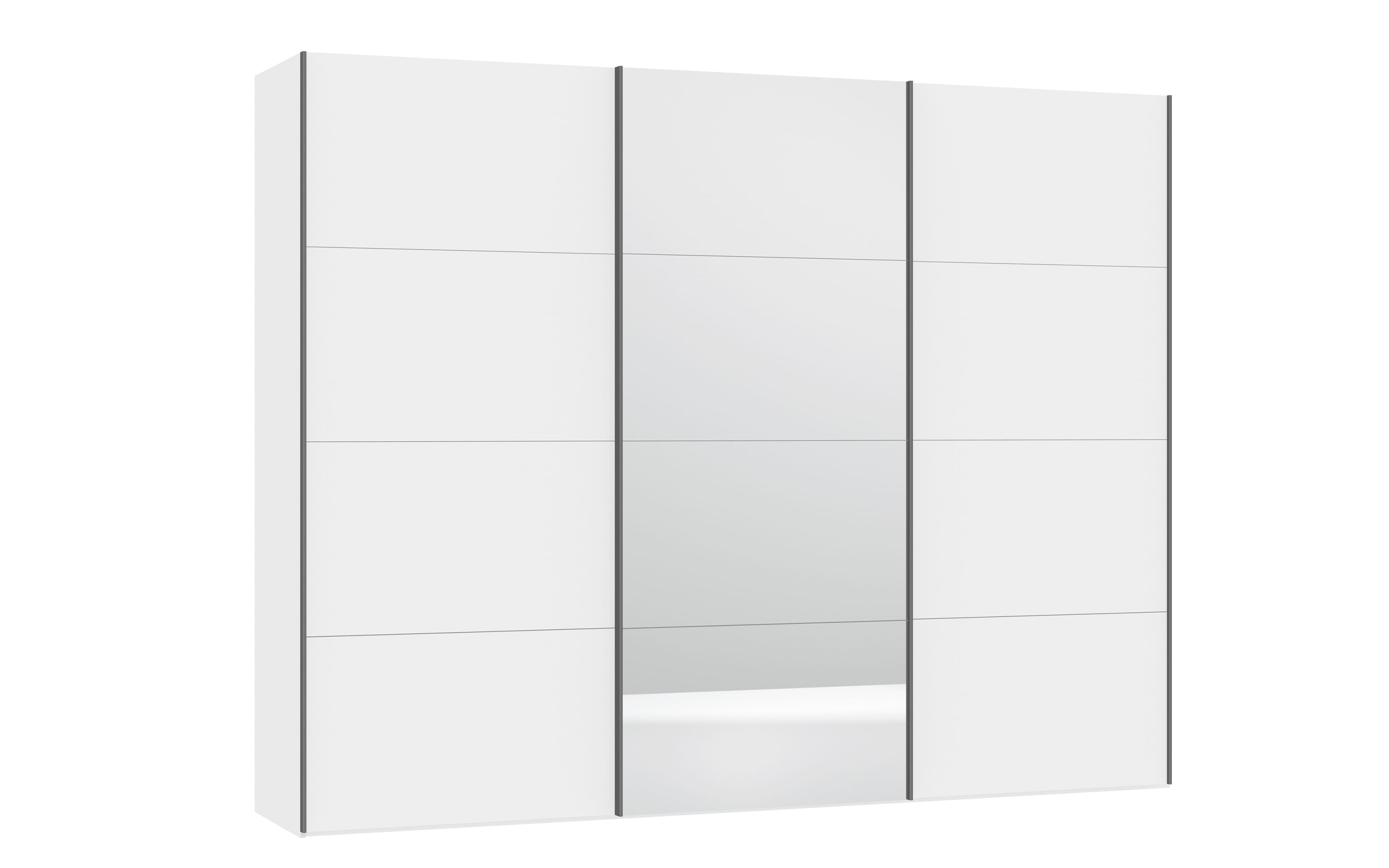 Schwebetürenschrank Top Slideline, premiumweiß,  303 x 236 cm