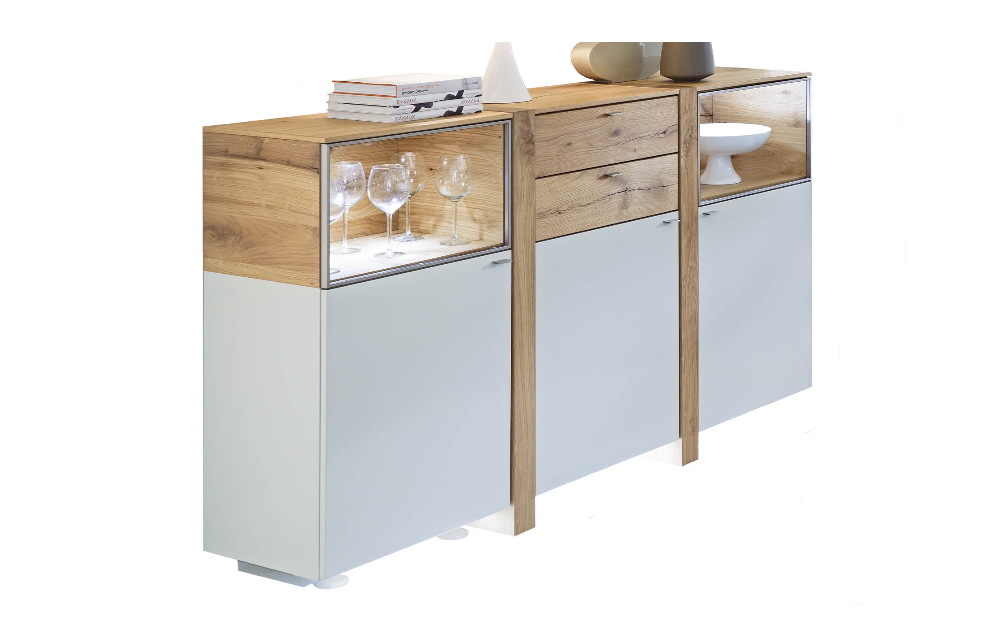 Sideboard Albero, Weiß matt