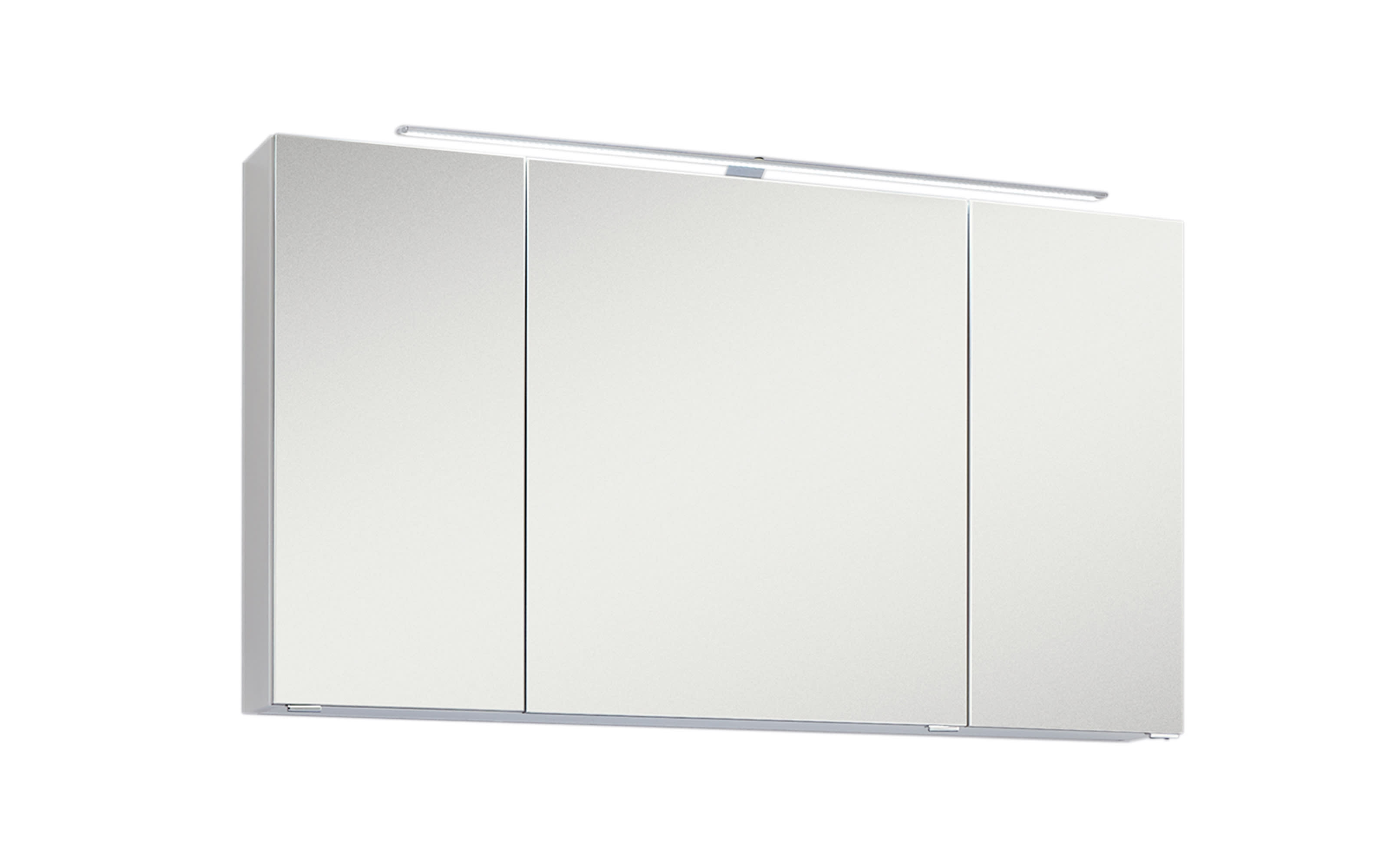 Spiegelschrank 3040, weiß glanz, inkl. LED-Aufbauleuchte online bei Hardeck  kaufen