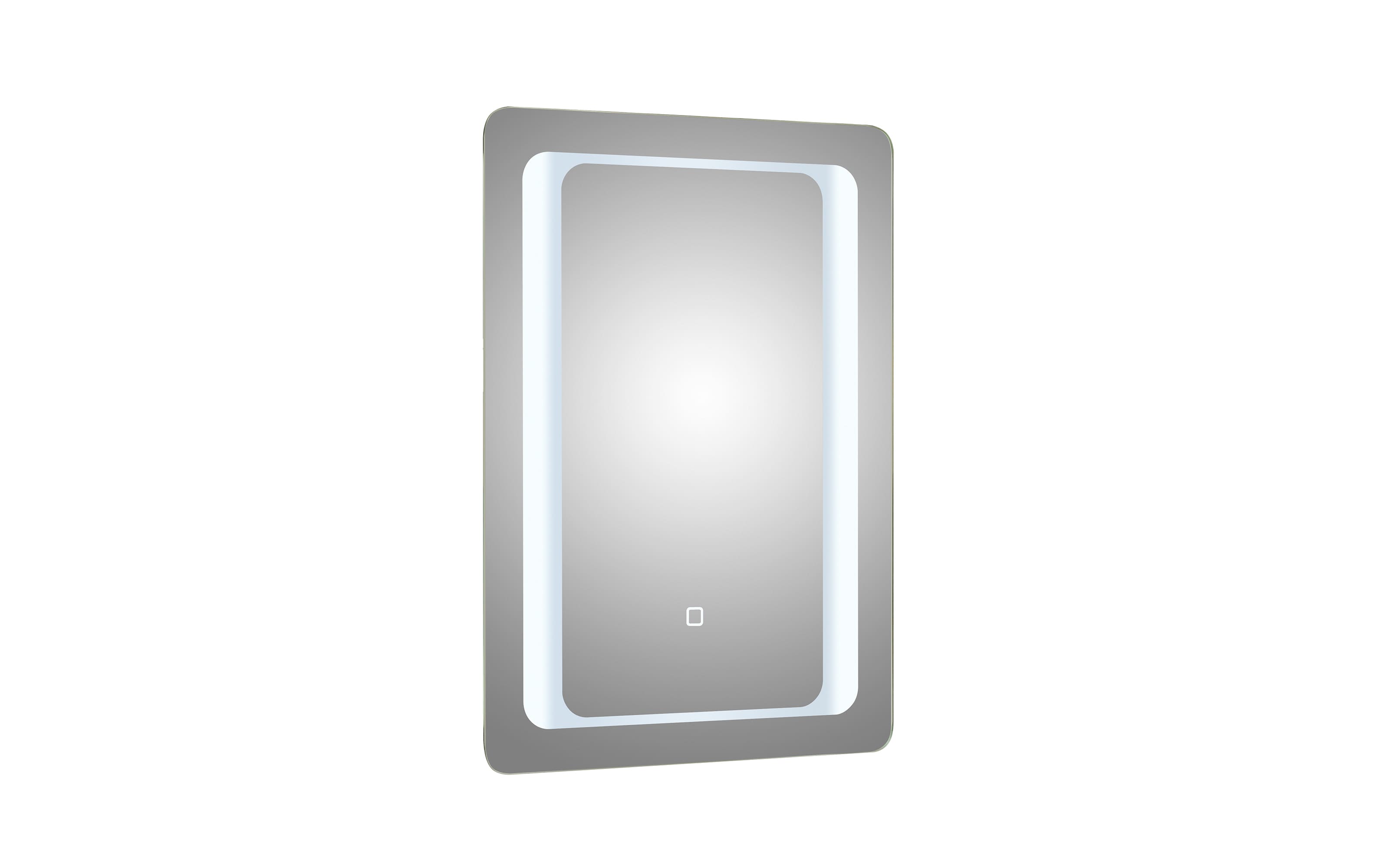 LED-Spiegel 21, Aluminium, 50 x 70 cm 