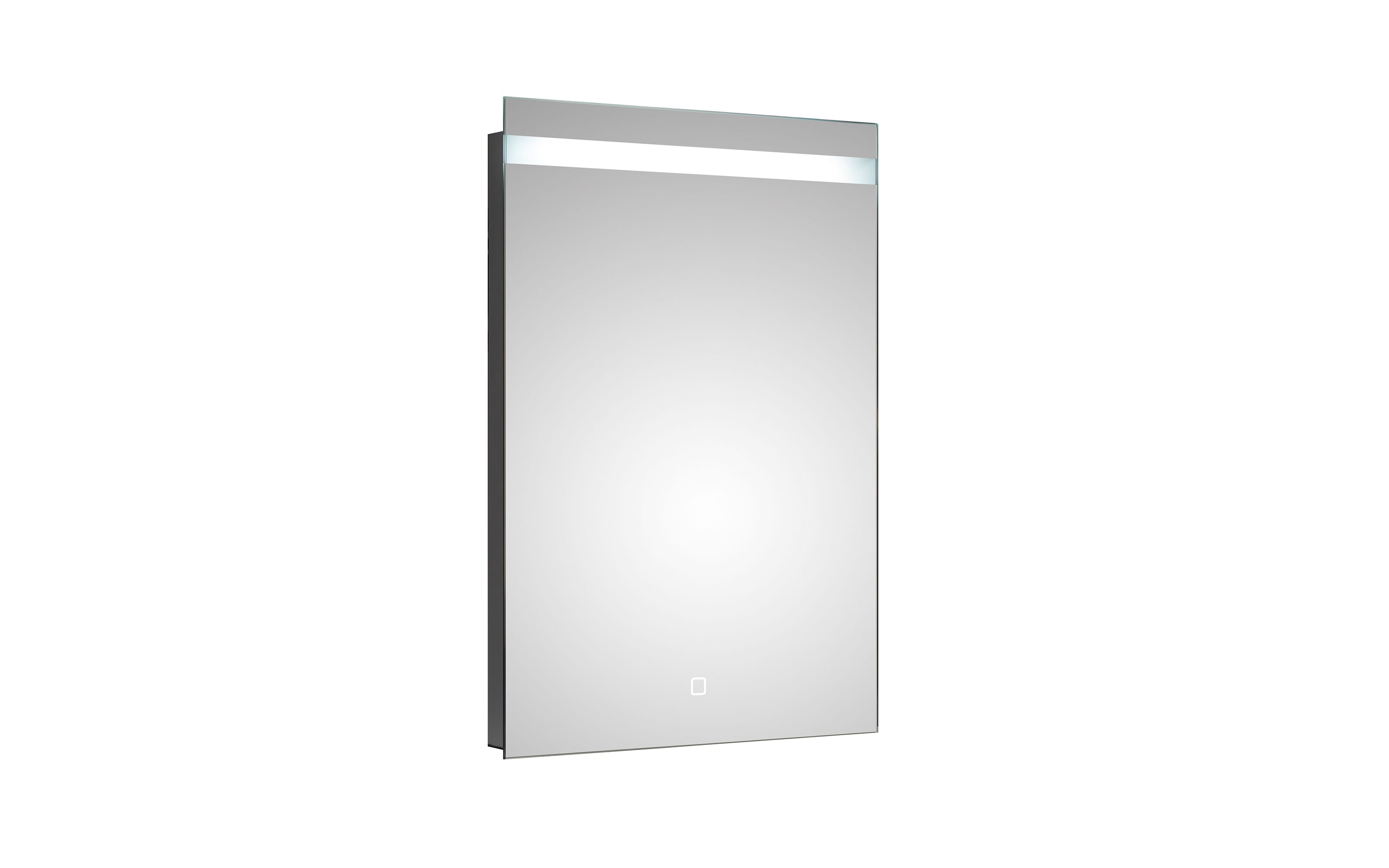 LED-Spiegel 26, Aluminium, 50 x 70 cm, inkl. Touchsensor
