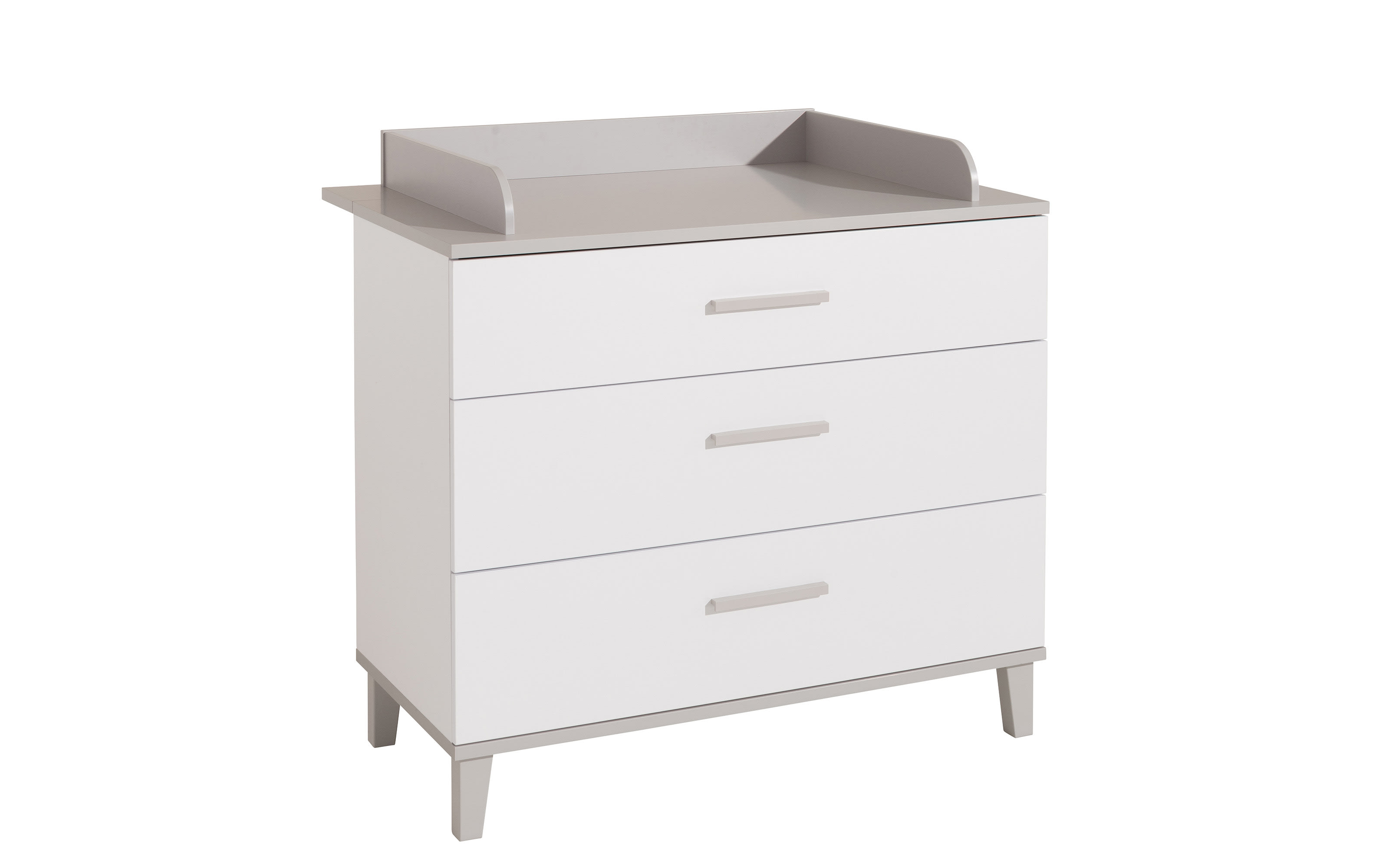 Babyzimmer Nils, kreideweiß, 3-türiger Kleiderschrank