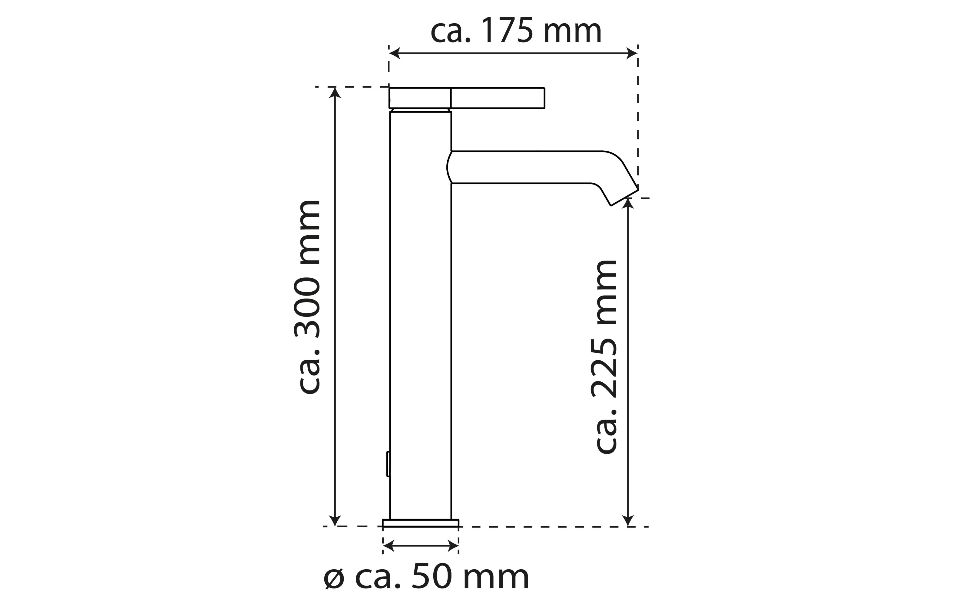 Waschtischarmatur 601110, chrom