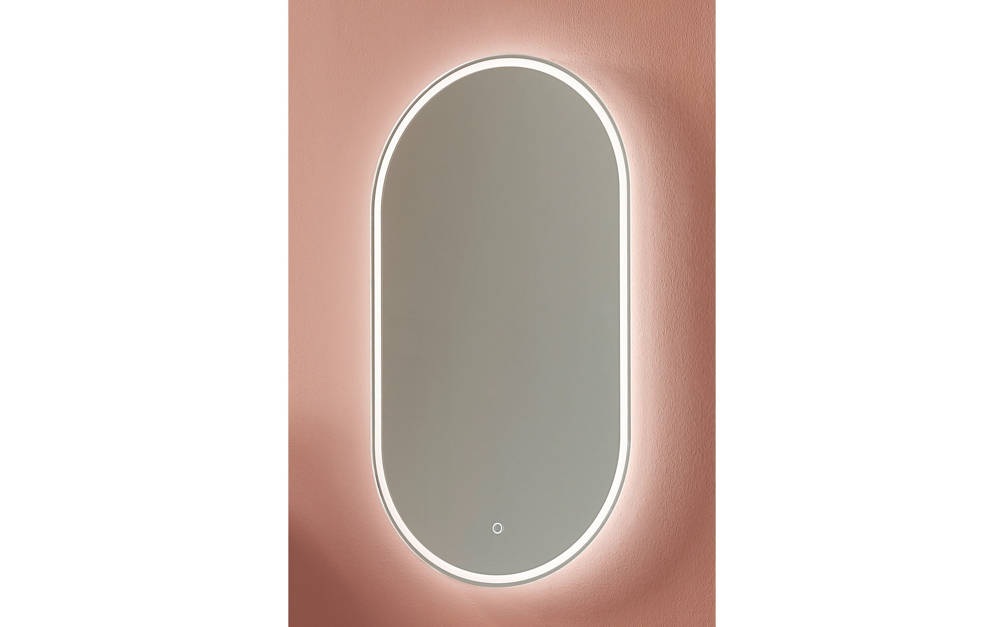 LED-Flächenspiegel Vialli, 50 x 90 cm, inkl. Spiegelheizung
