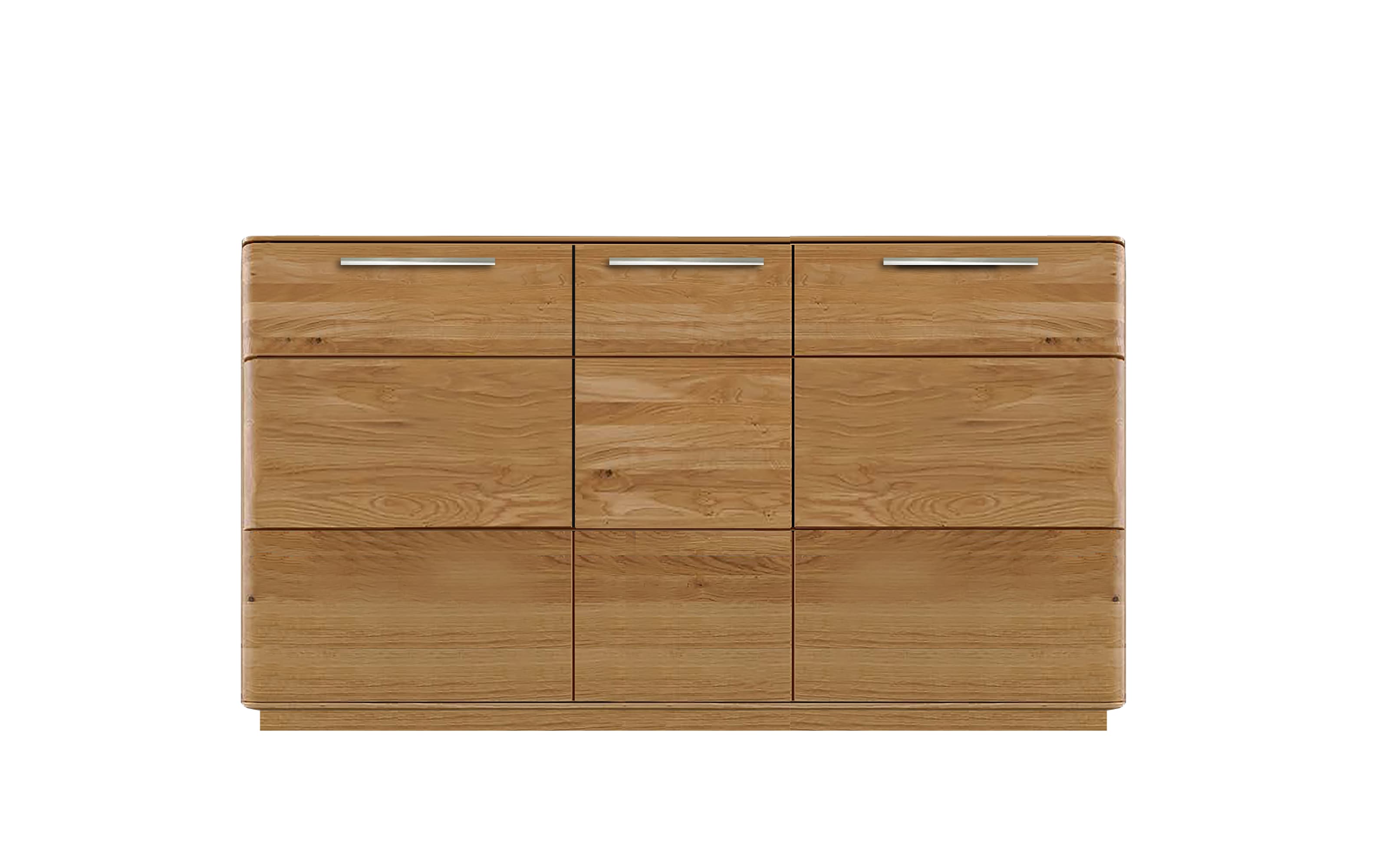 Sideboard Bora Oak, Natureiche massiv, inkl. Softclose Funktion 