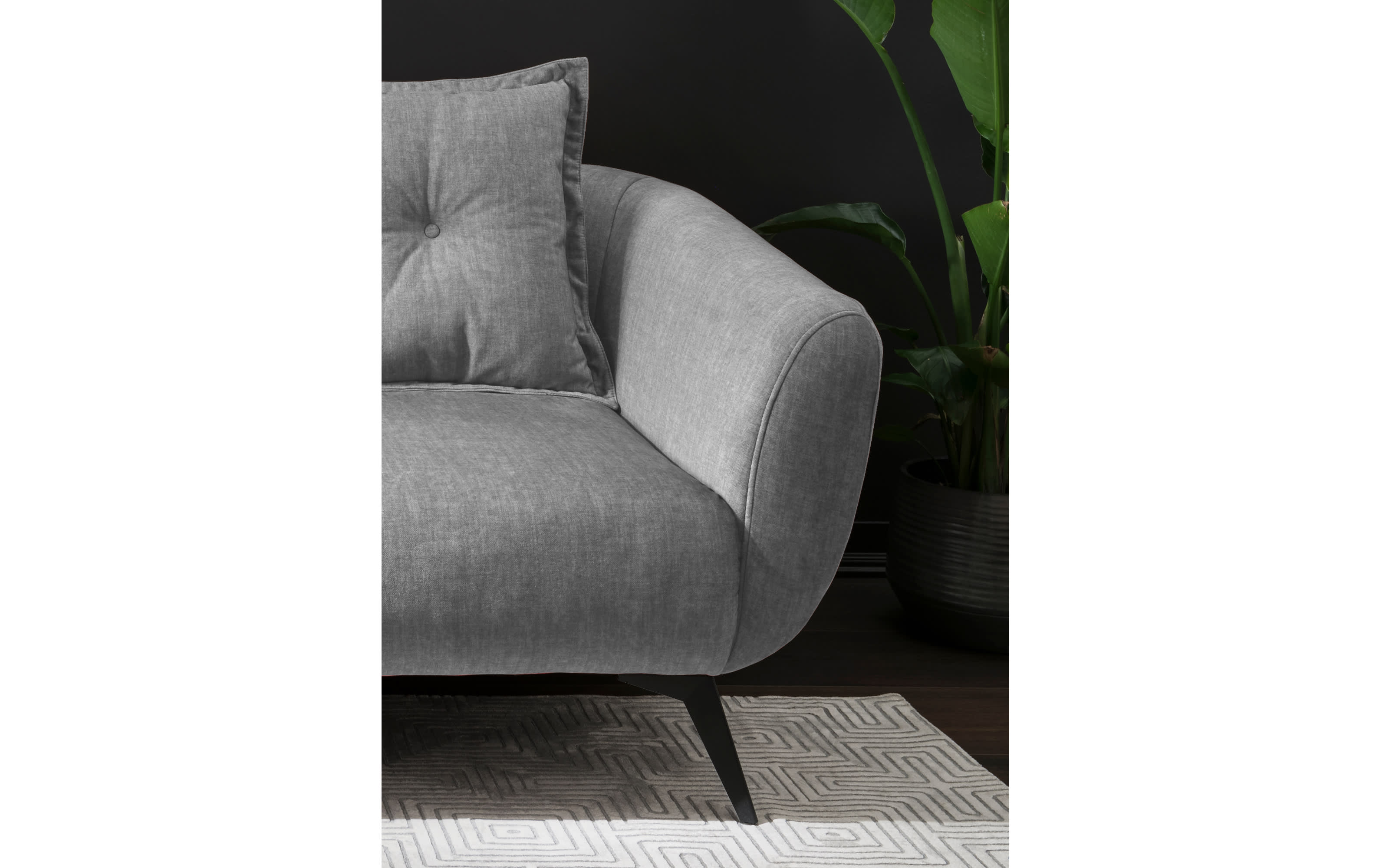 2,5-Sitzer Baggio, silber