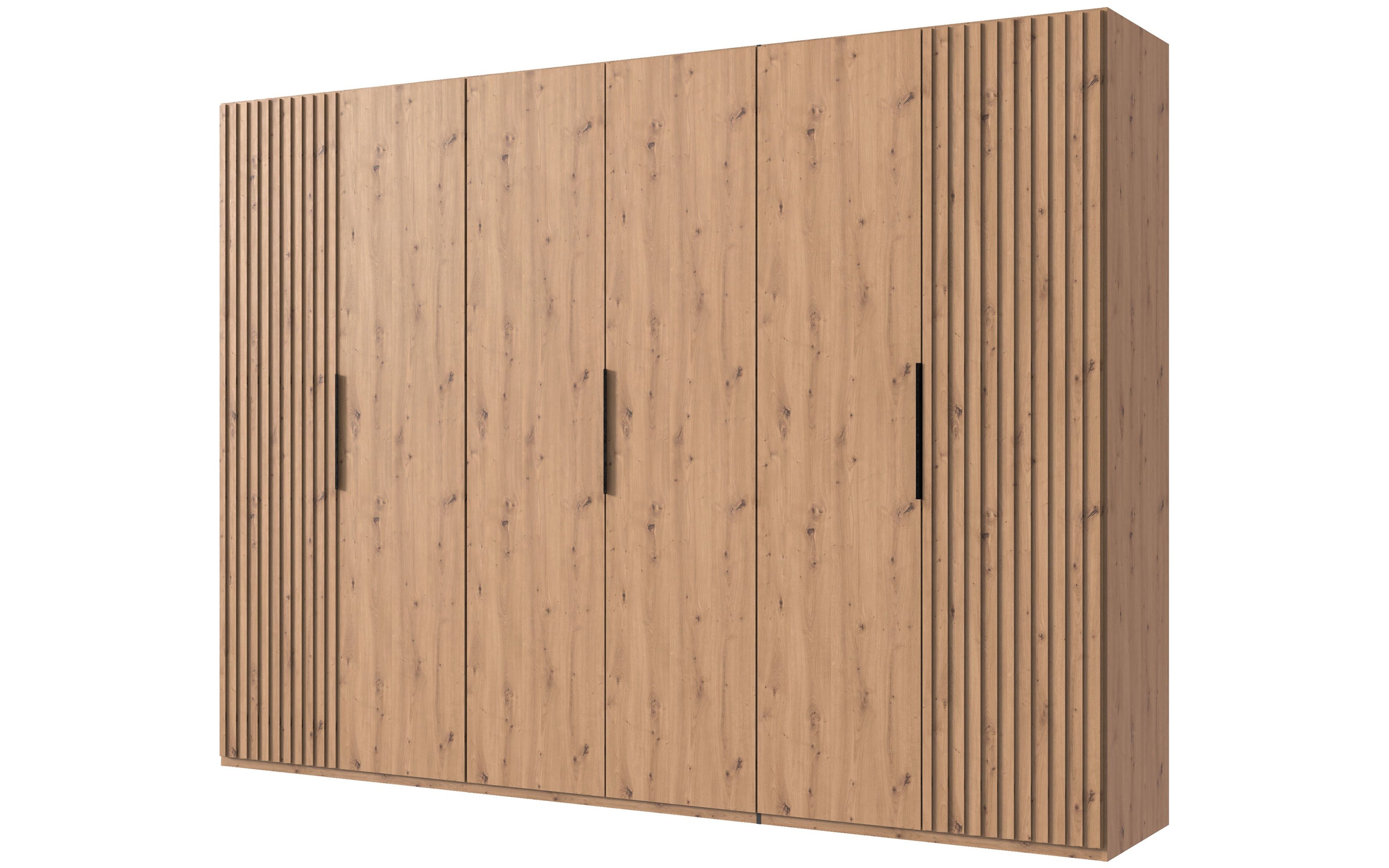 Drehtürenschrank Andorra, Artisan-Eiche, 300 x 216 cm