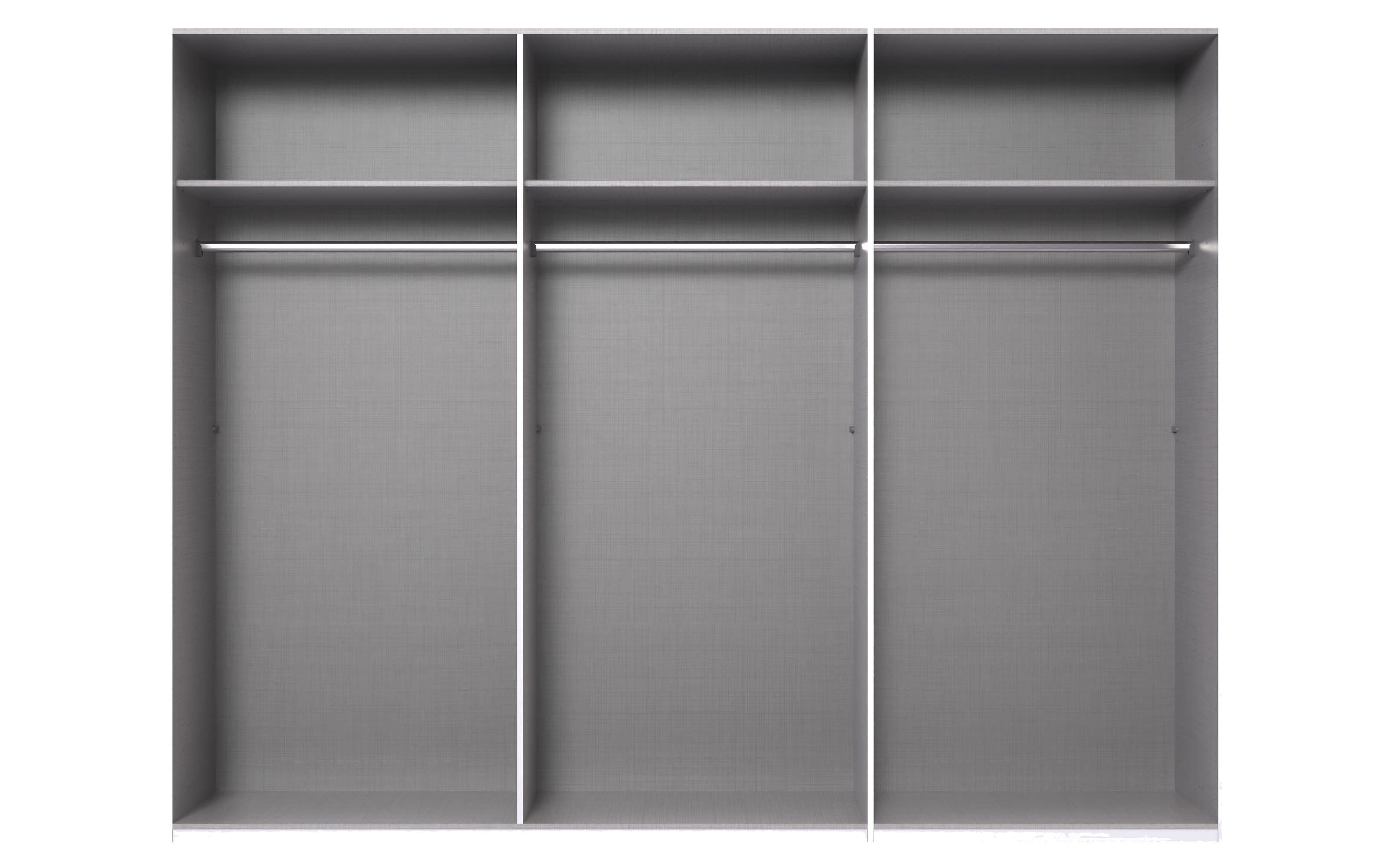 Drehtürenschrank Chalet, weiß, 270 x online mit cm, Hardeck kaufen bei 210 Spiegeltüren