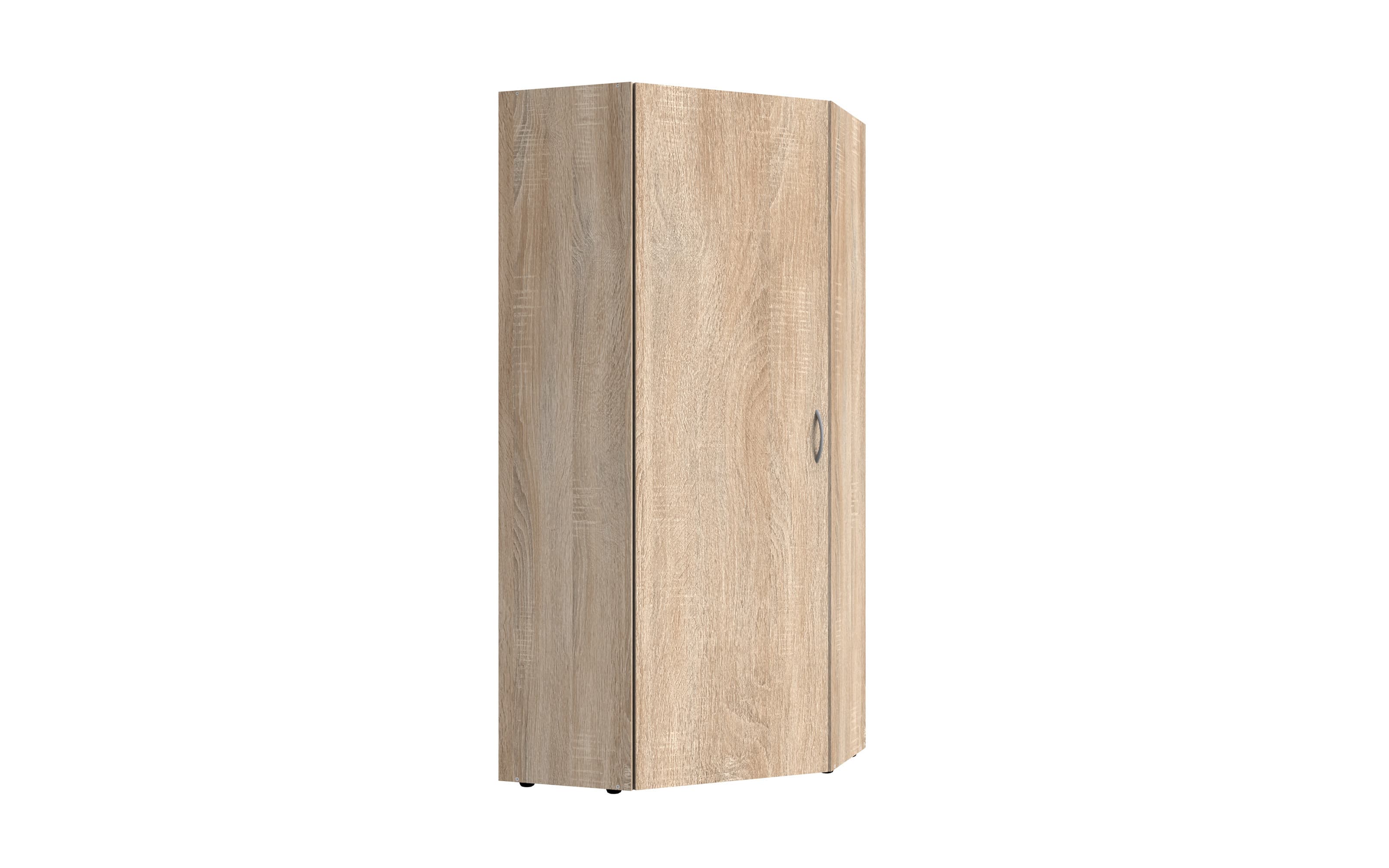 Eckschrank 650 Multiraumkonzept, Eiche-Nachbildung, 80 x 185 cm 