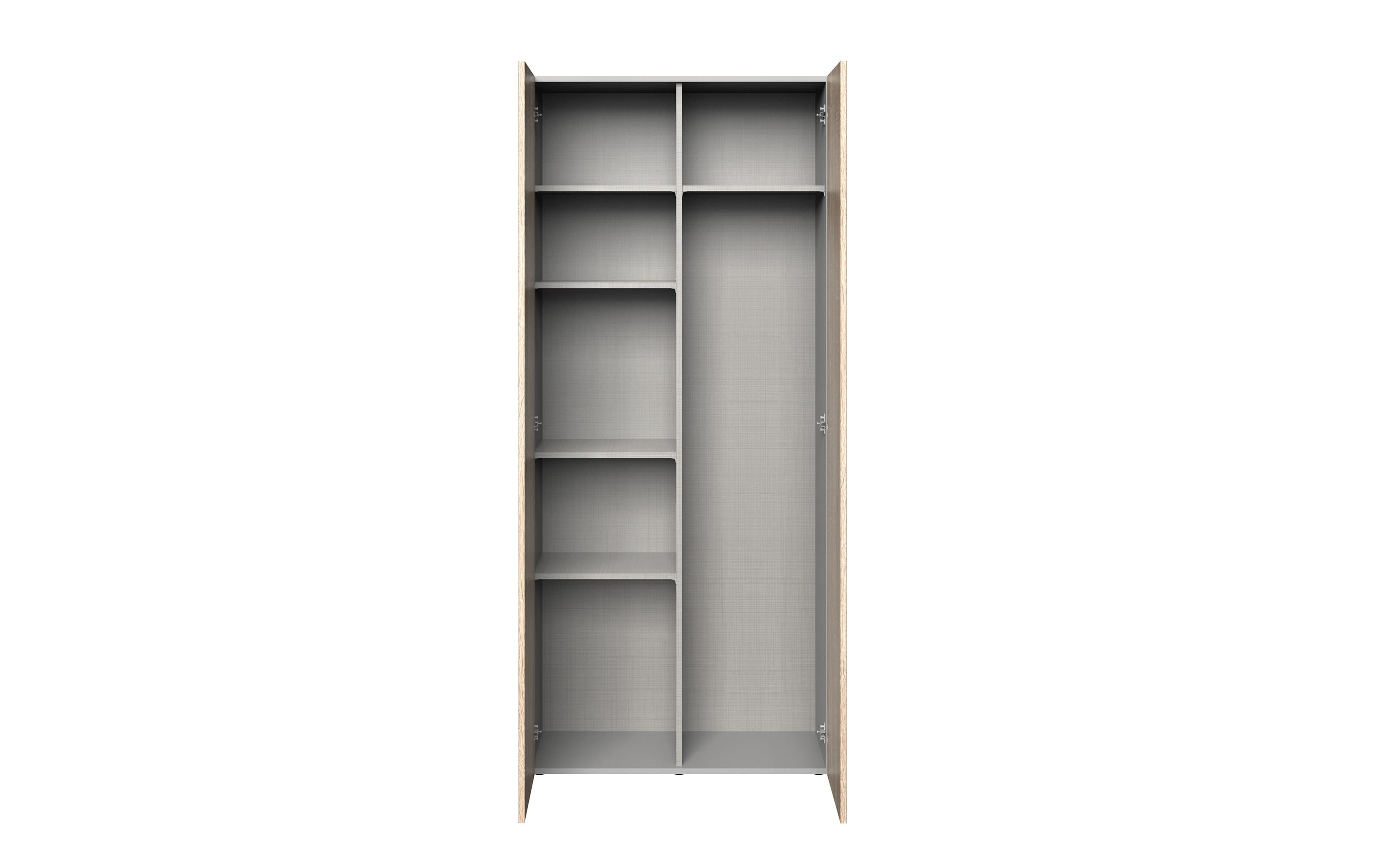 Schrank 642 Multiraumkonzept, graphit, 80 x 185 cm 