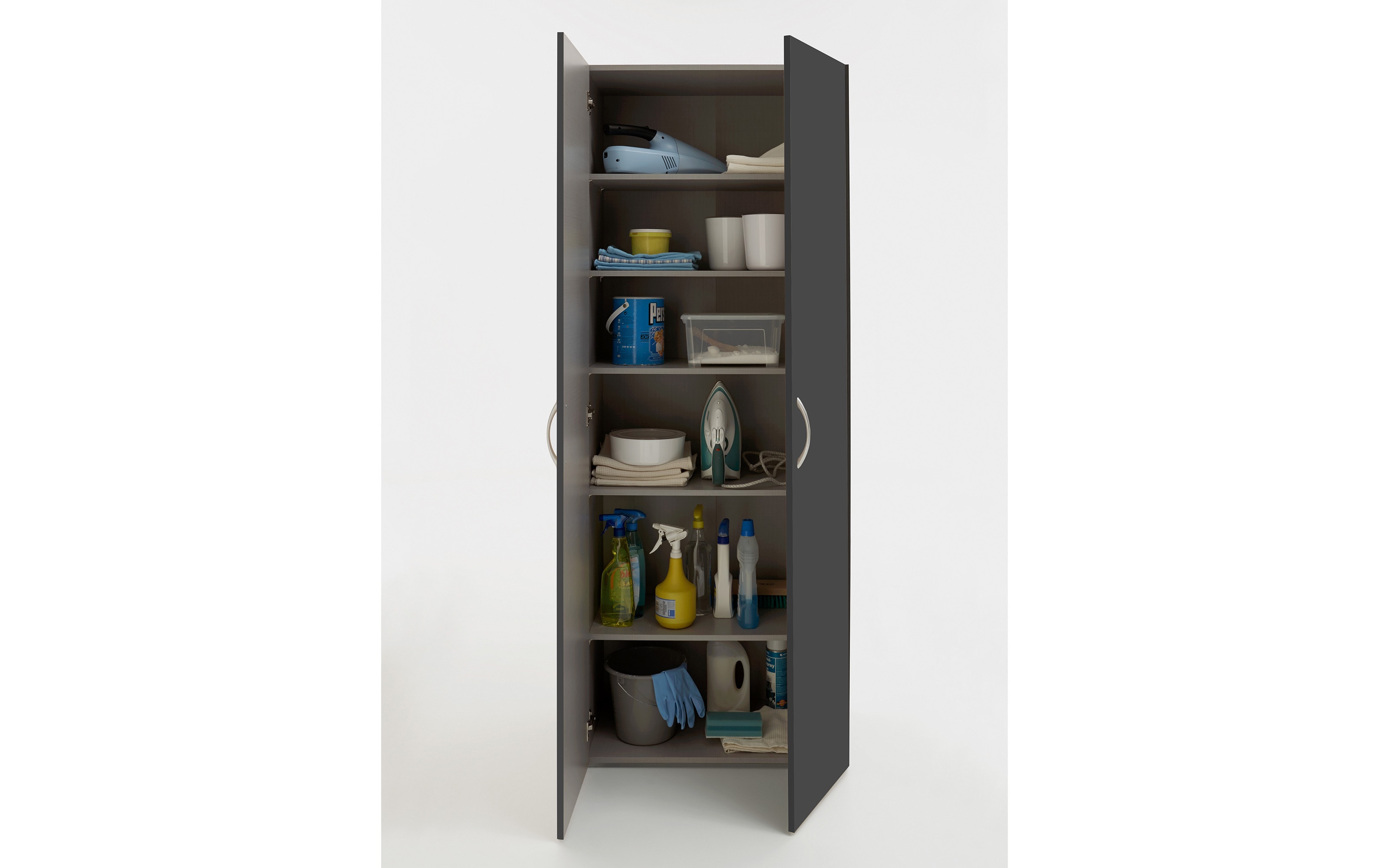 Schrank 657 Multiraumkonzept, graphit, 70 x 185 cm 