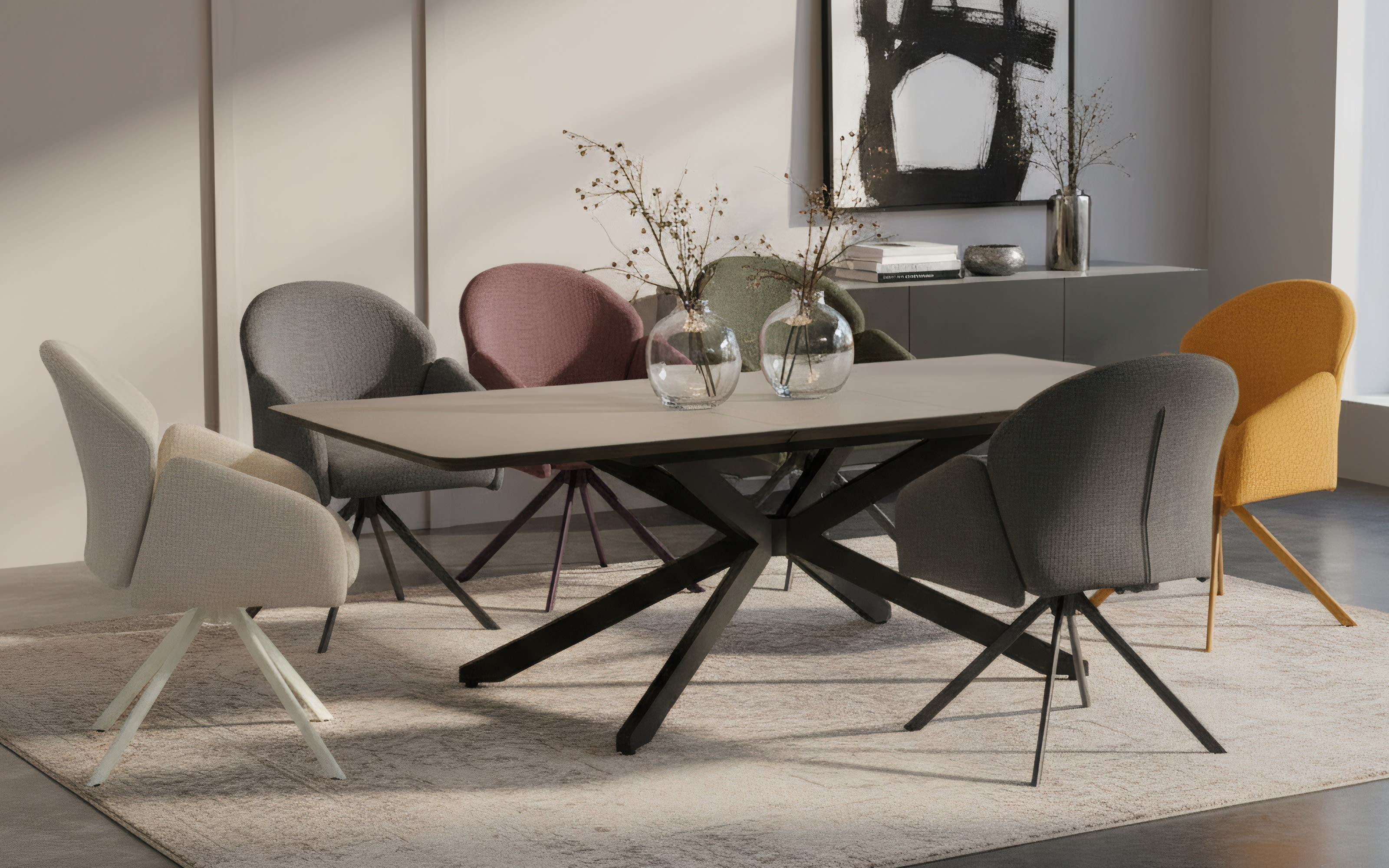 Sessel Holly S, gelb