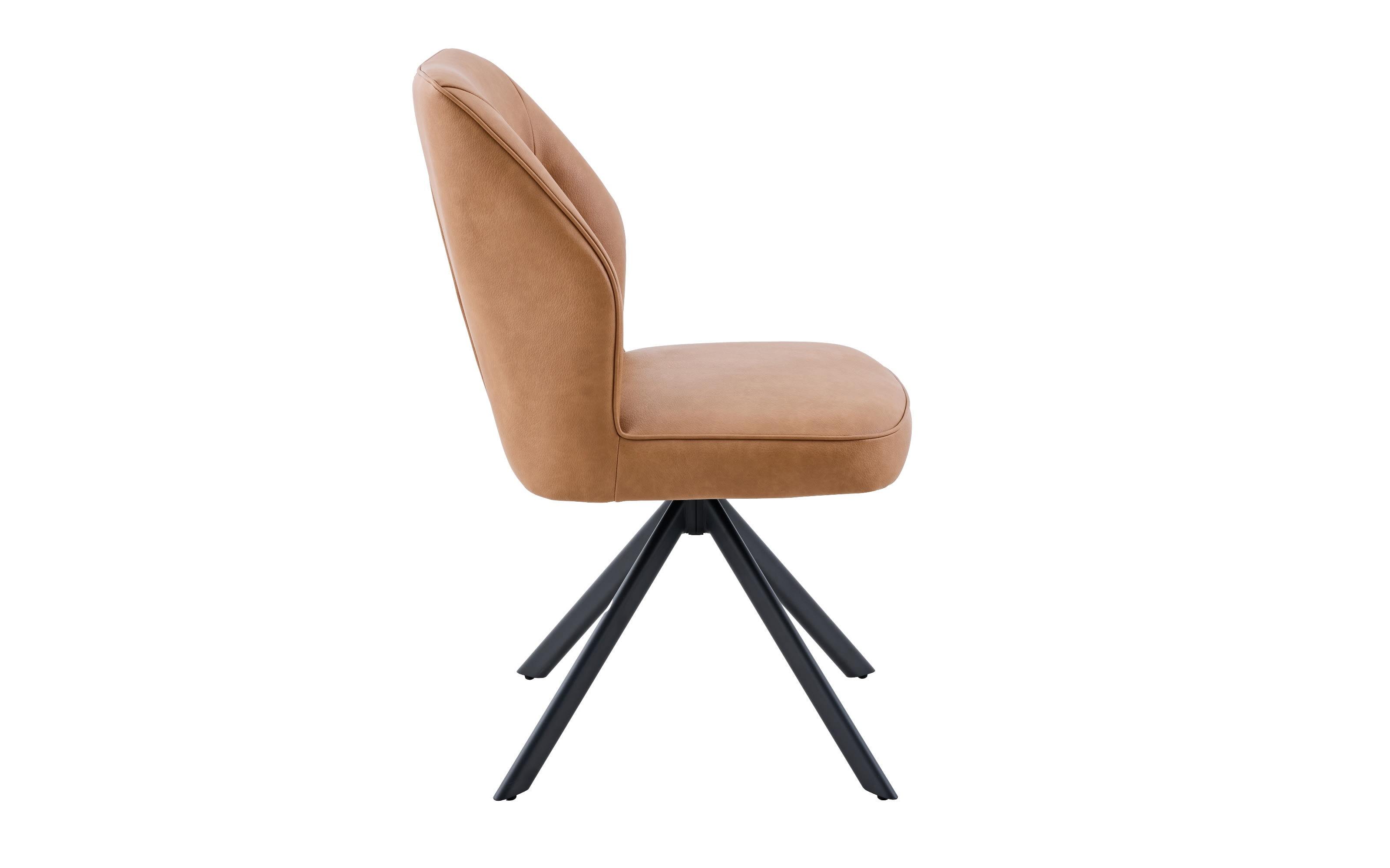 Vierfußstuhl Prizzi S, cognac