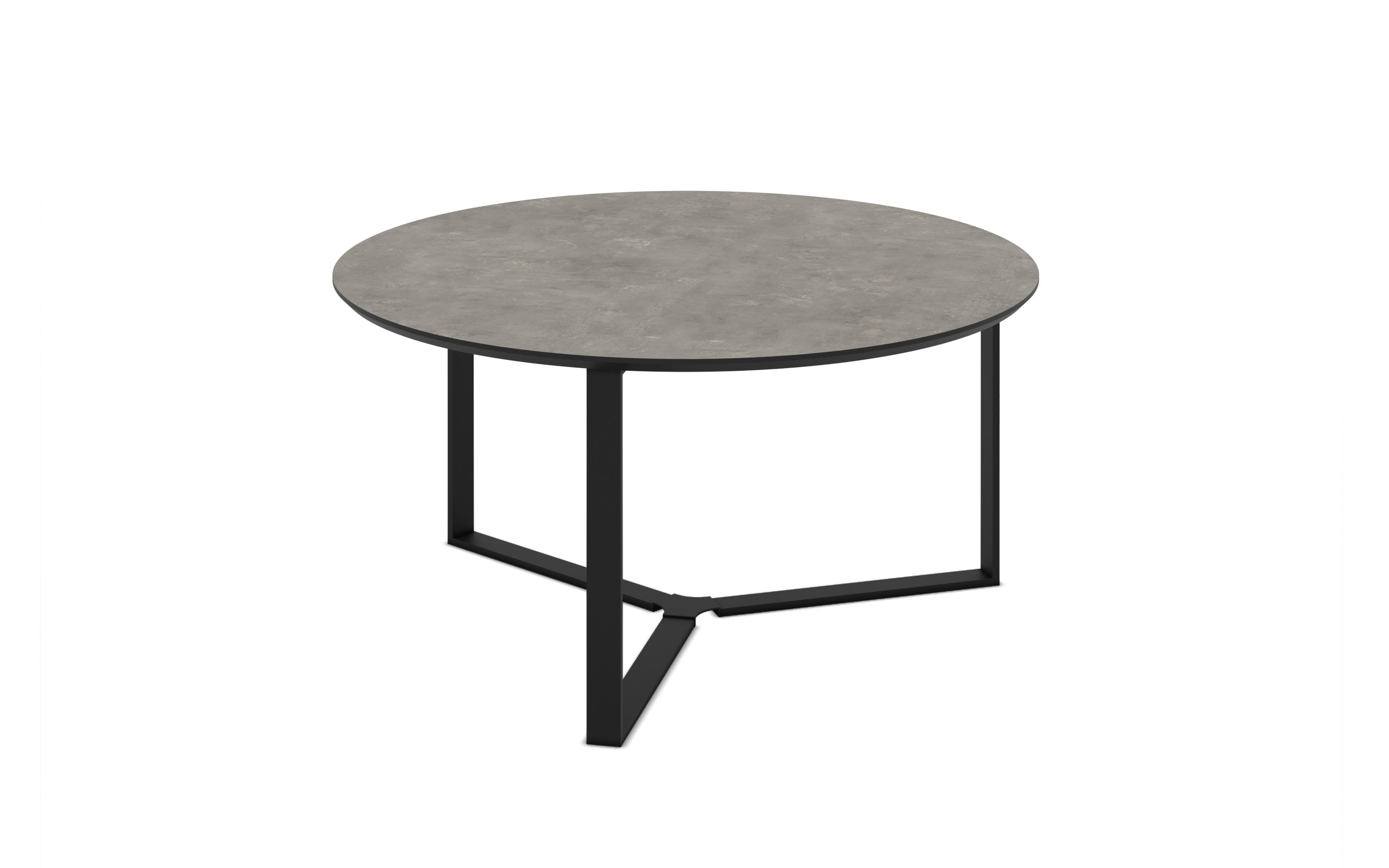 Couchtisch Massa CT, Beton-Nachbildung/dunkelgrau