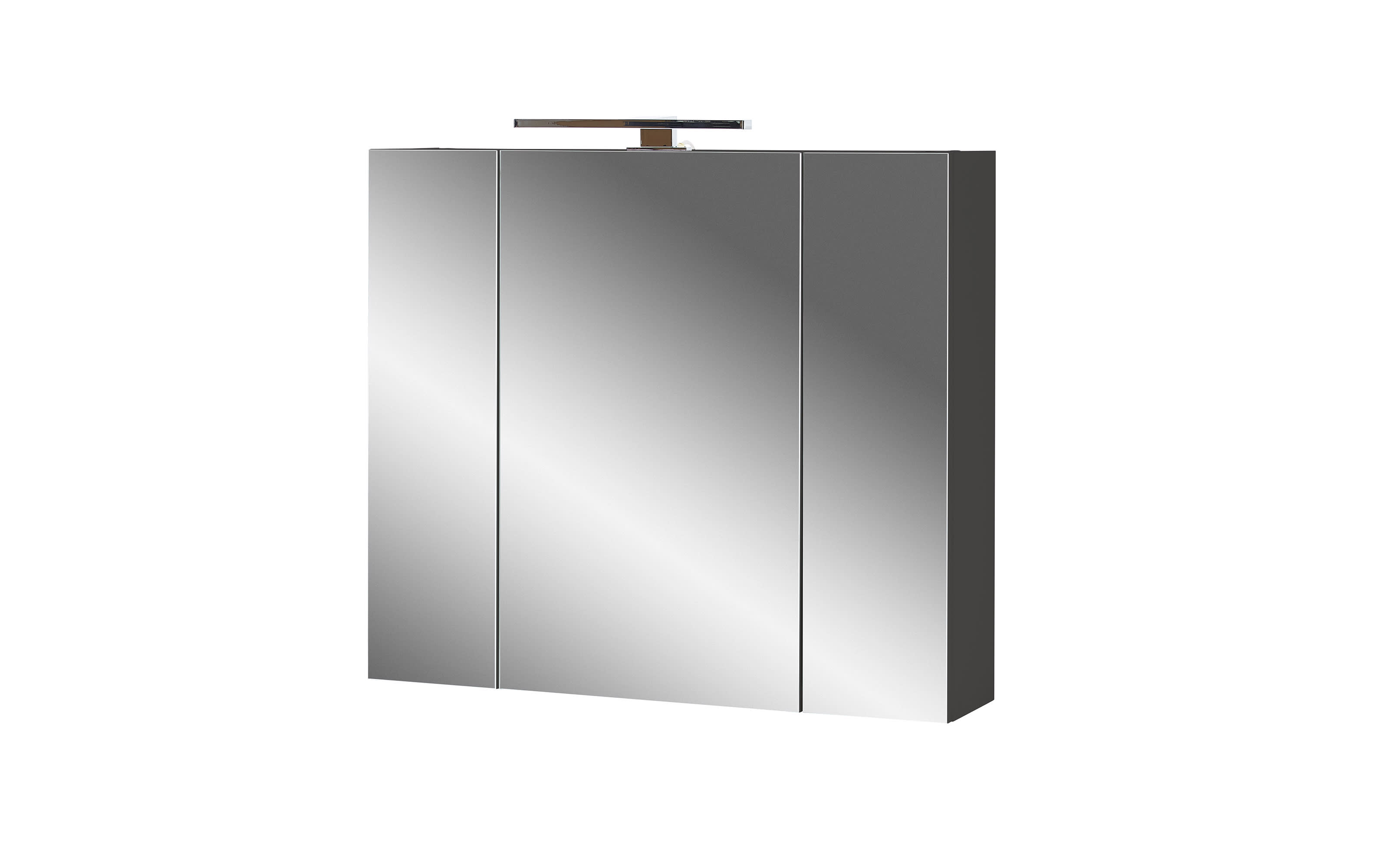 LED-Spiegelschrank GW-Yonkers, graphit, 76 x 71 cm