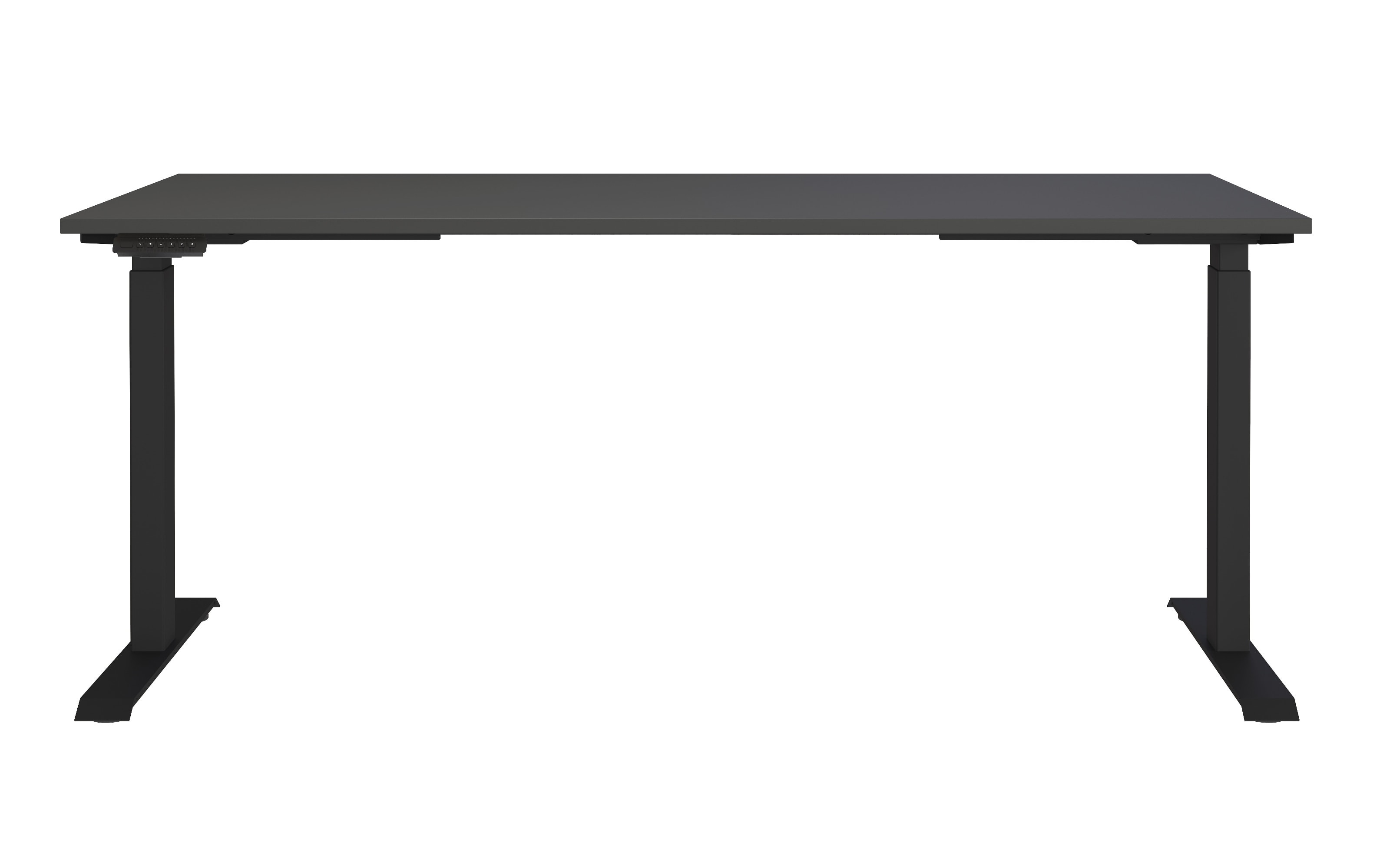 Schreibtisch GW-JET, graphit/schwarz