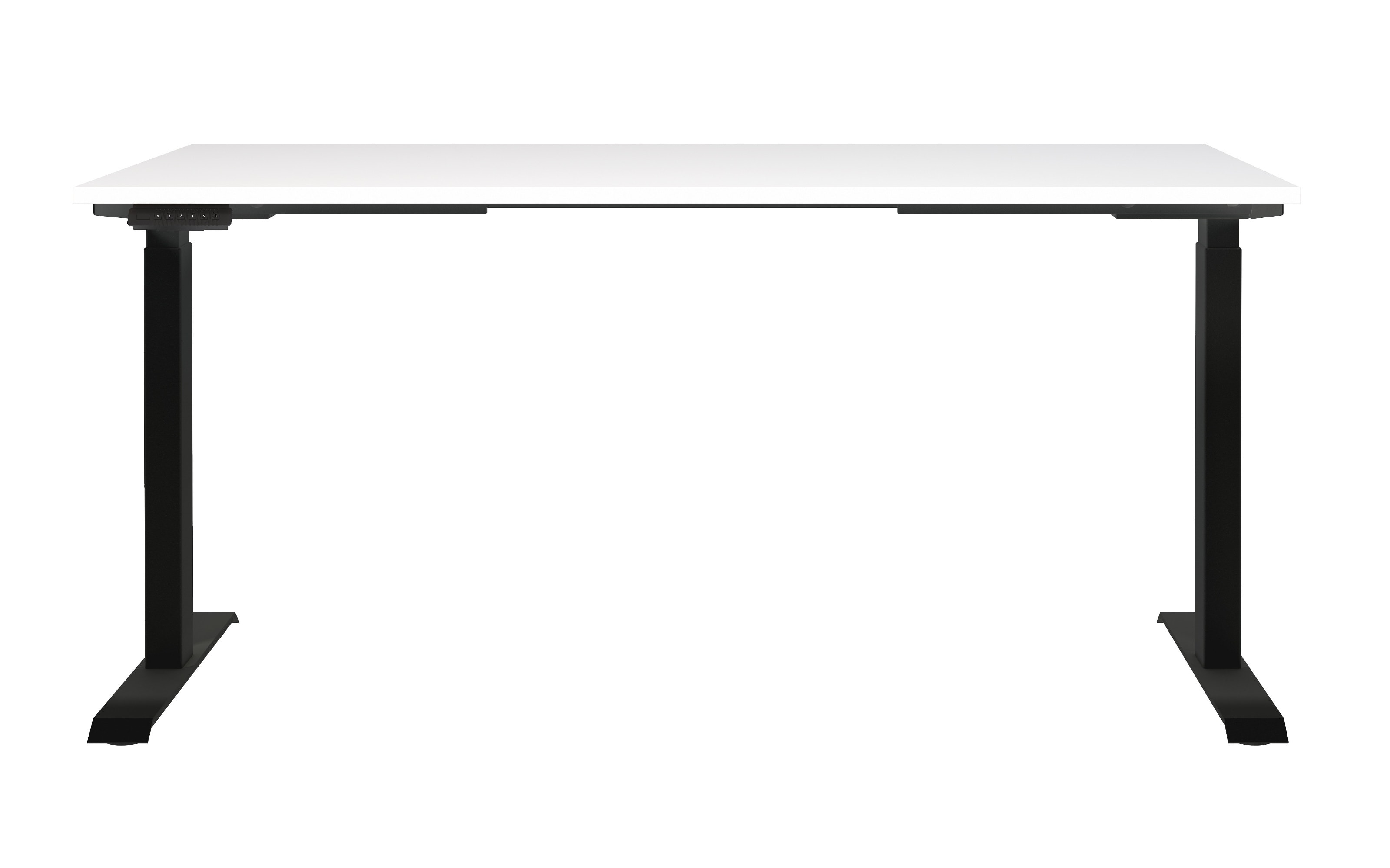 Schreibtisch GW-JET, weiß/schwarz