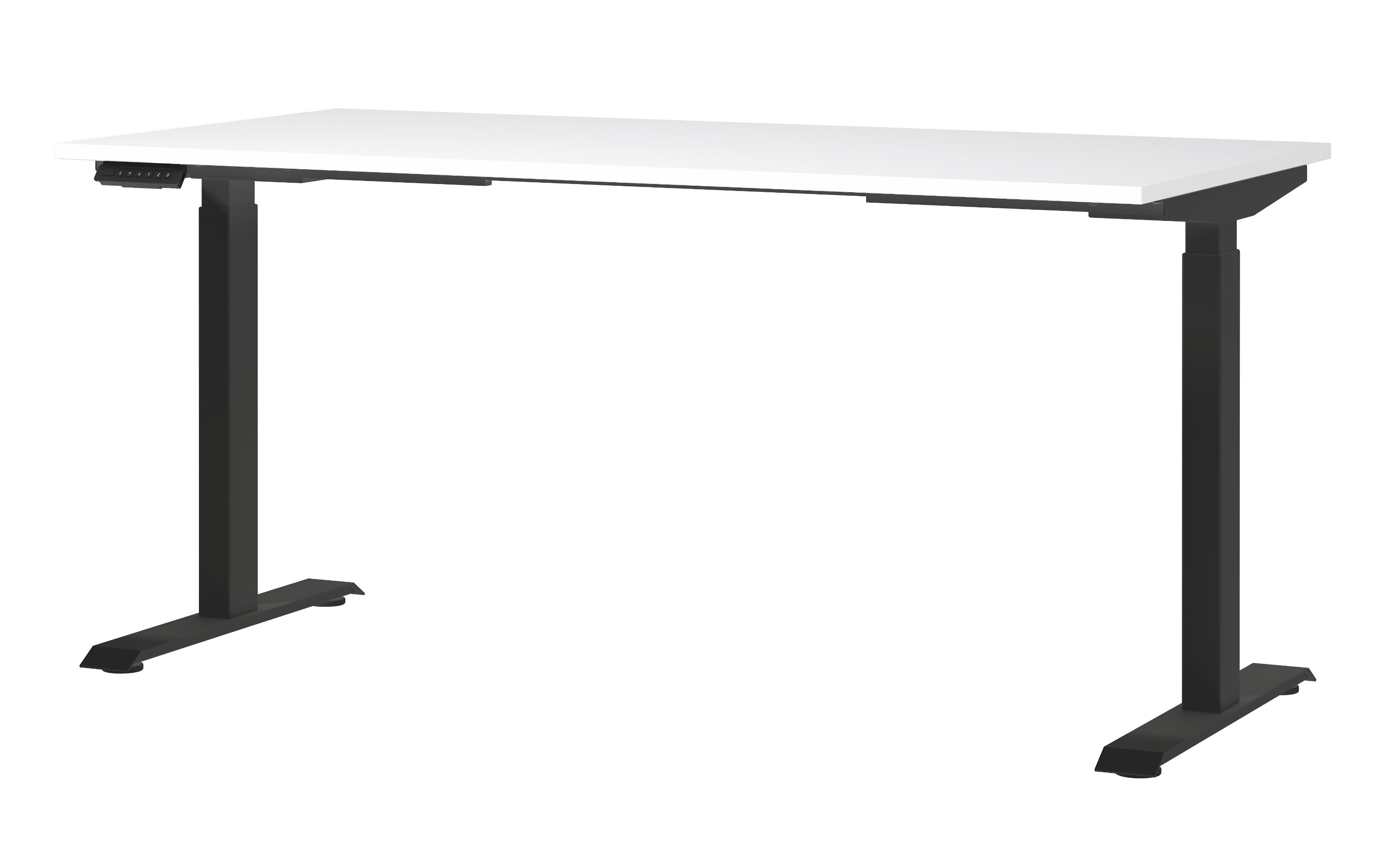 Schreibtisch GW-JET, weiß/schwarz